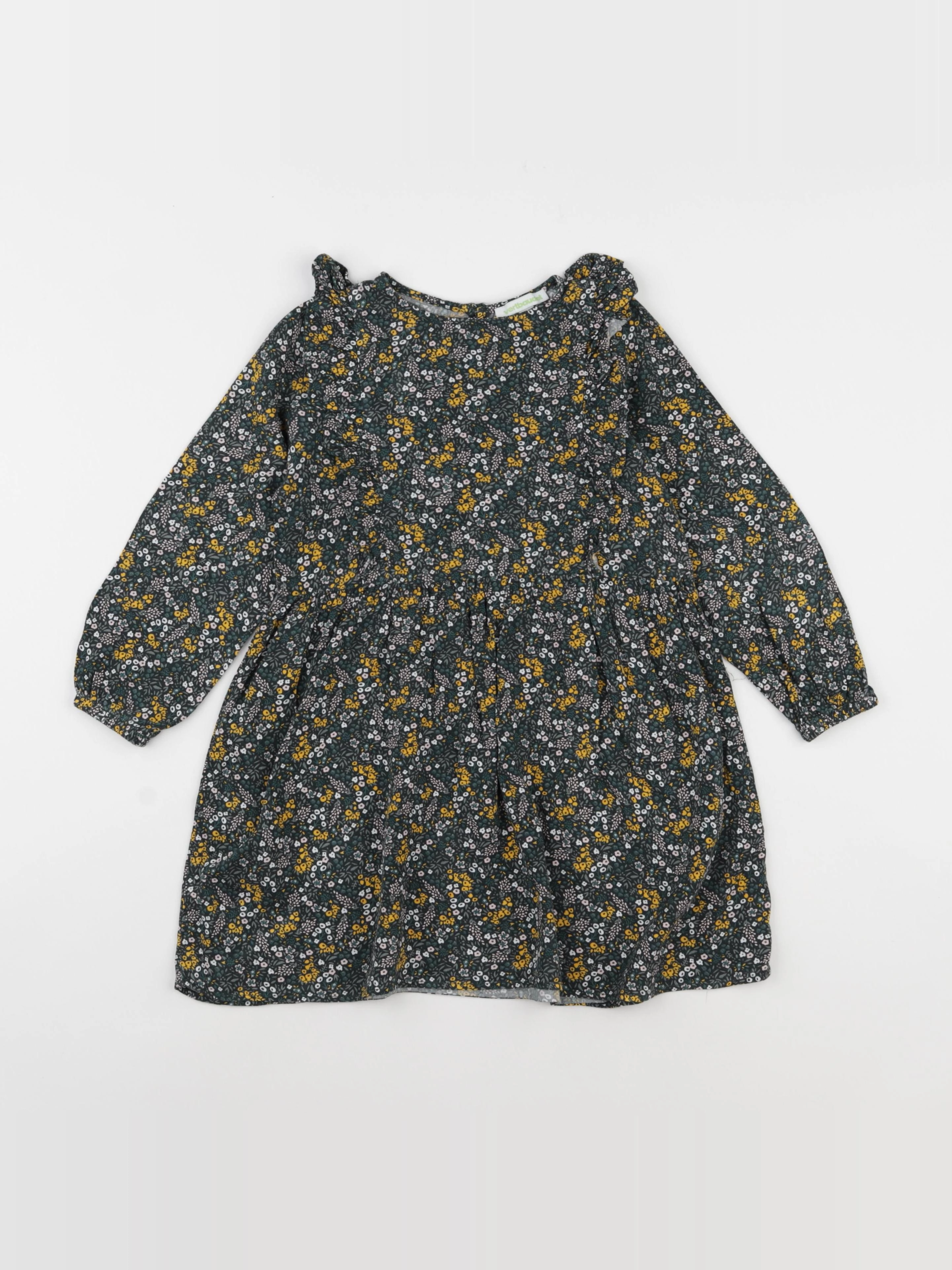 Vertbaudet - robe multicolore - 5 ans