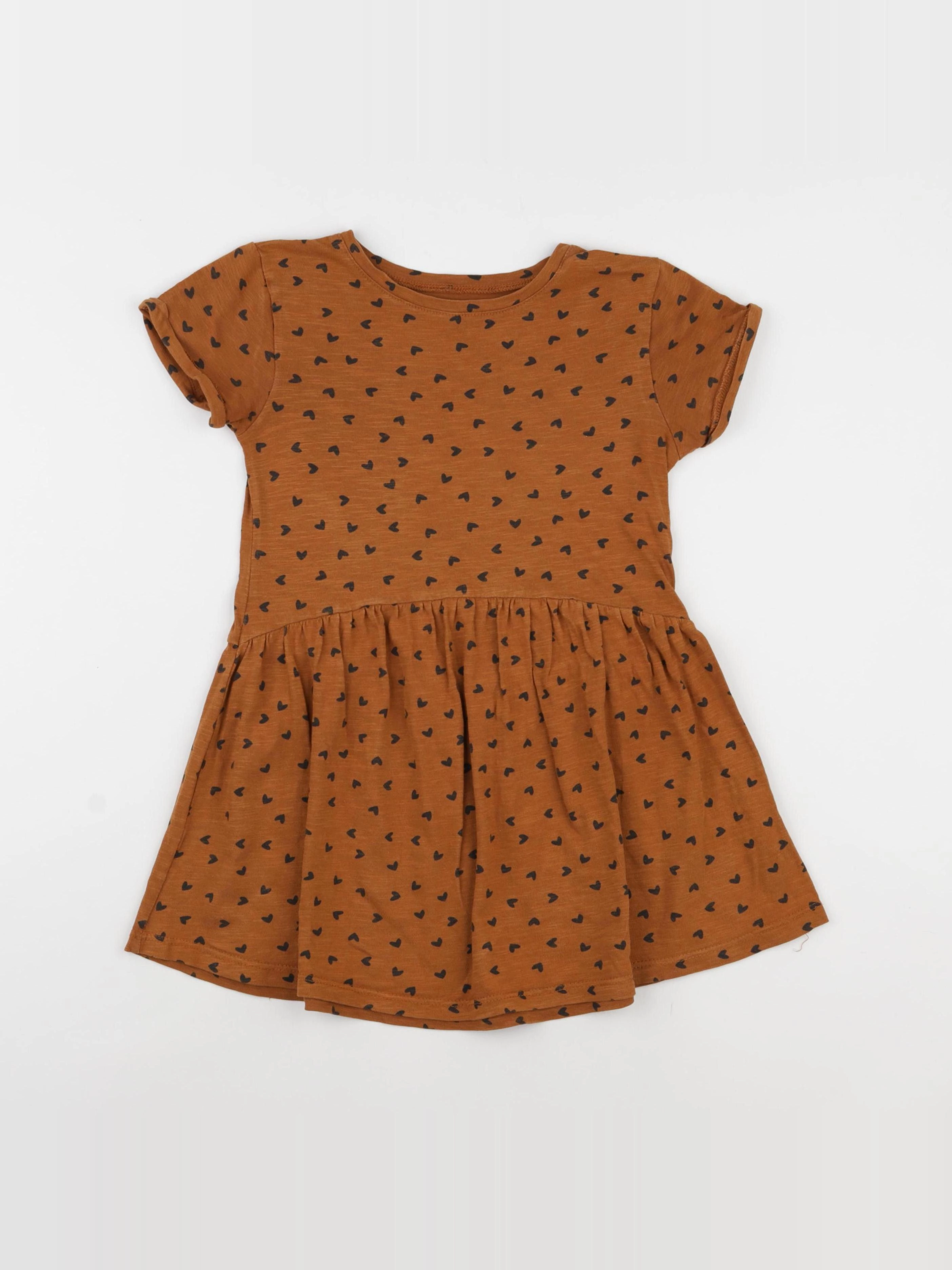 Vertbaudet - robe marron - 6 ans