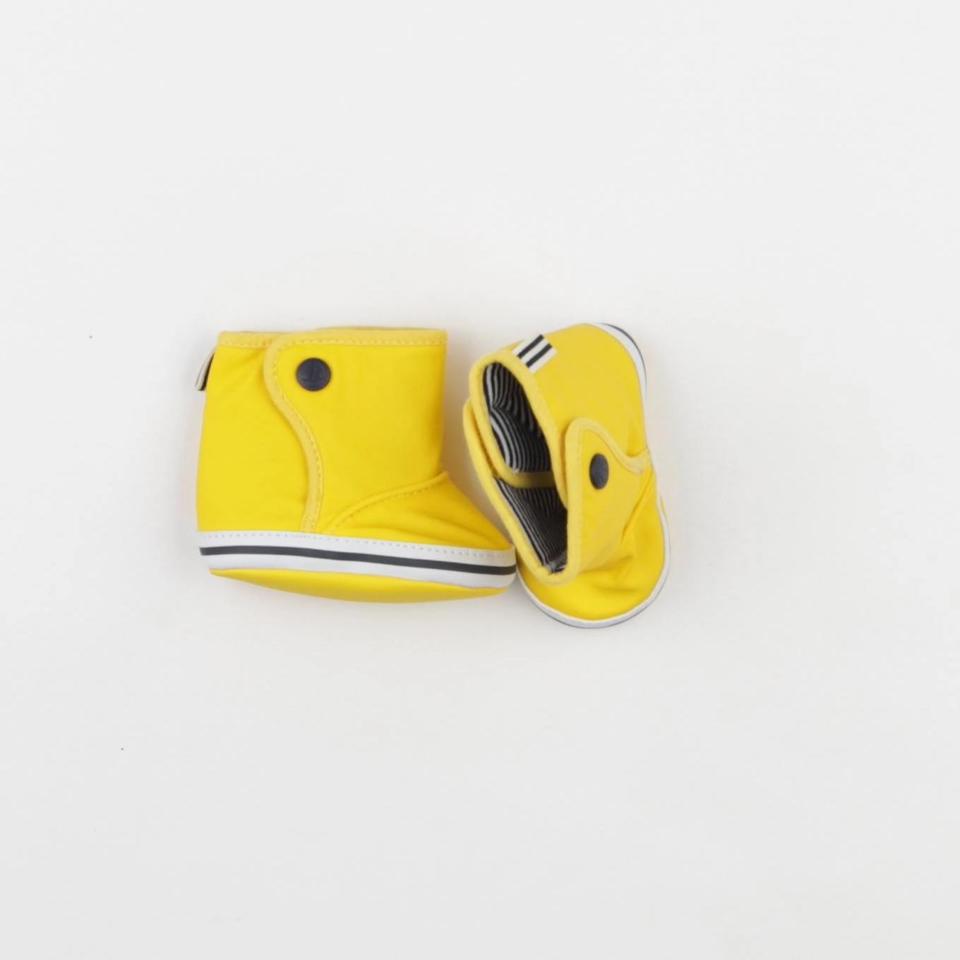 Petit Bateau - chaussons jaune - pointure 16