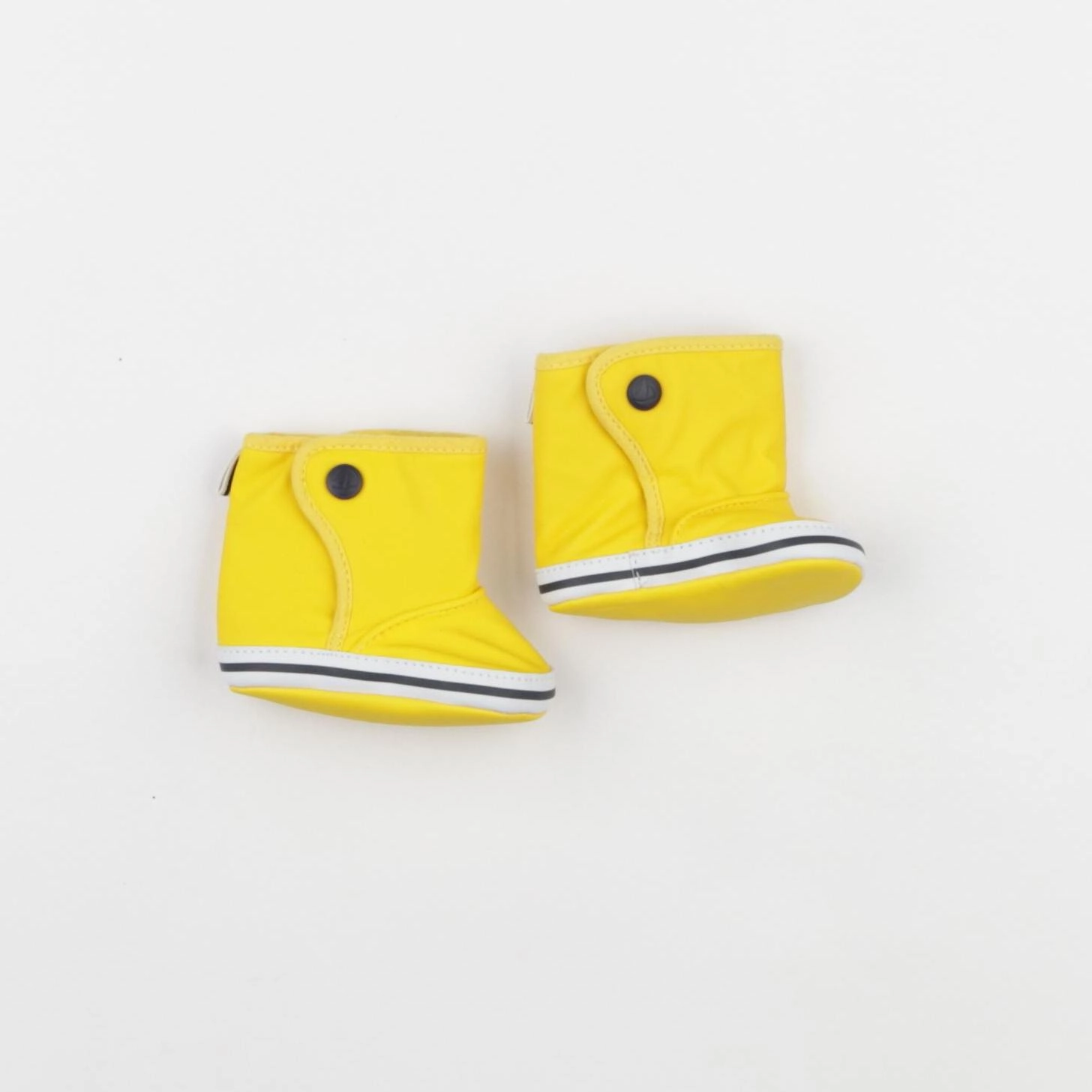 Petit Bateau - chaussons jaune - pointure 16