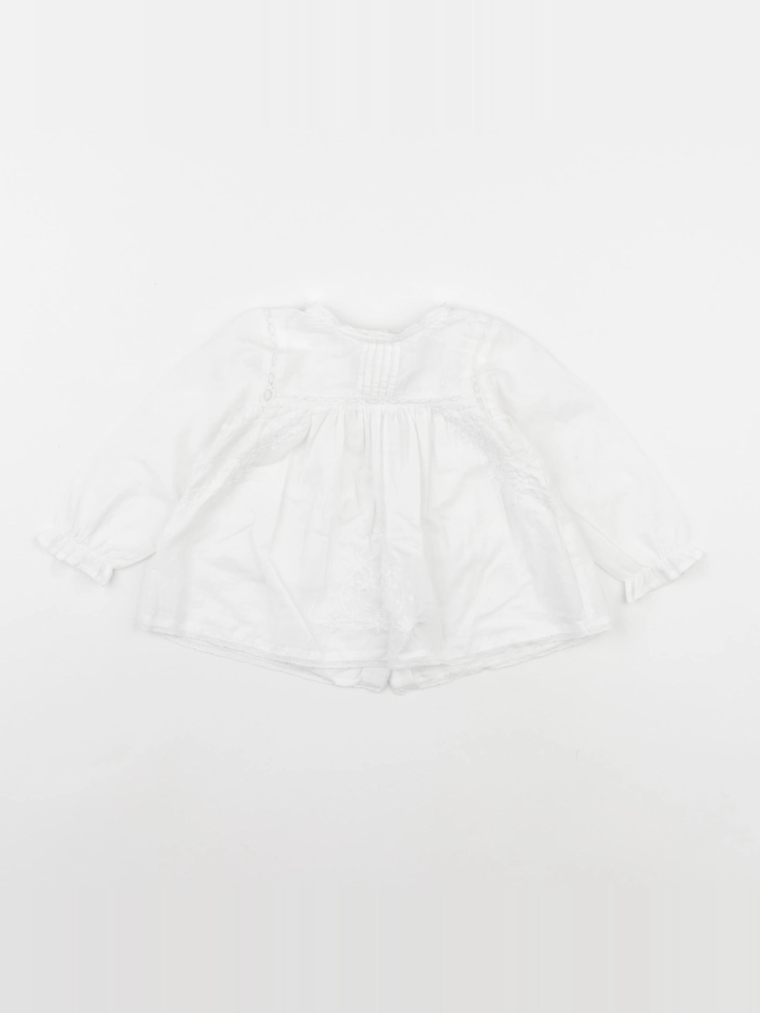 Jacadi - blouse blanc - 9/12 mois