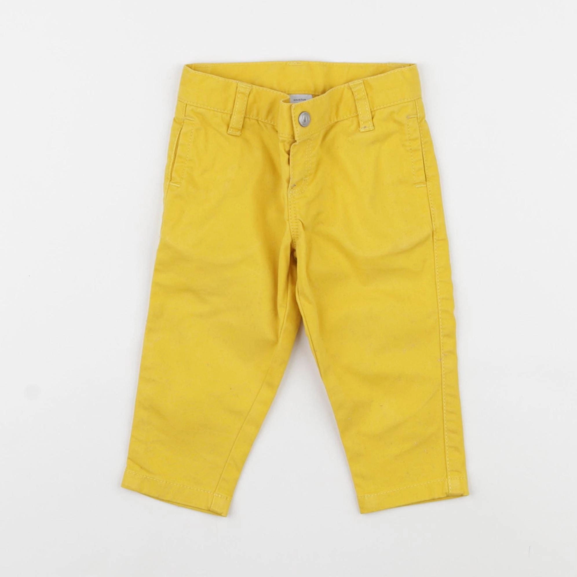 Petit Bateau - pantalon jaune - 6 mois