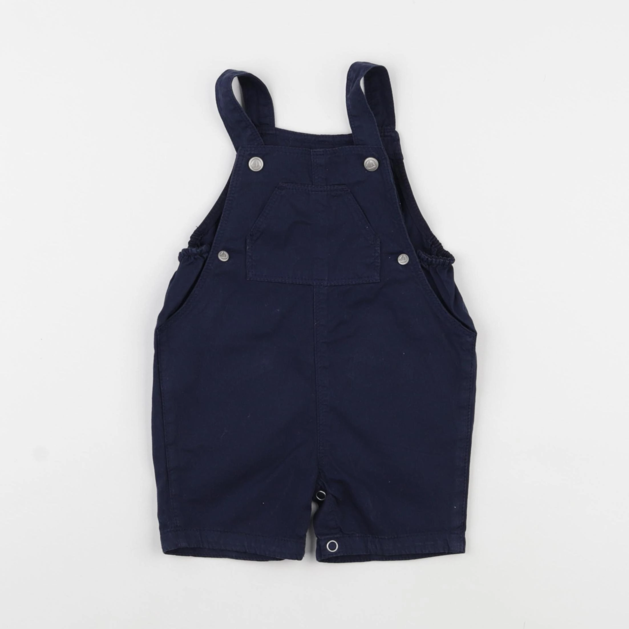 Petit Bateau - salopette bleu - 6 mois
