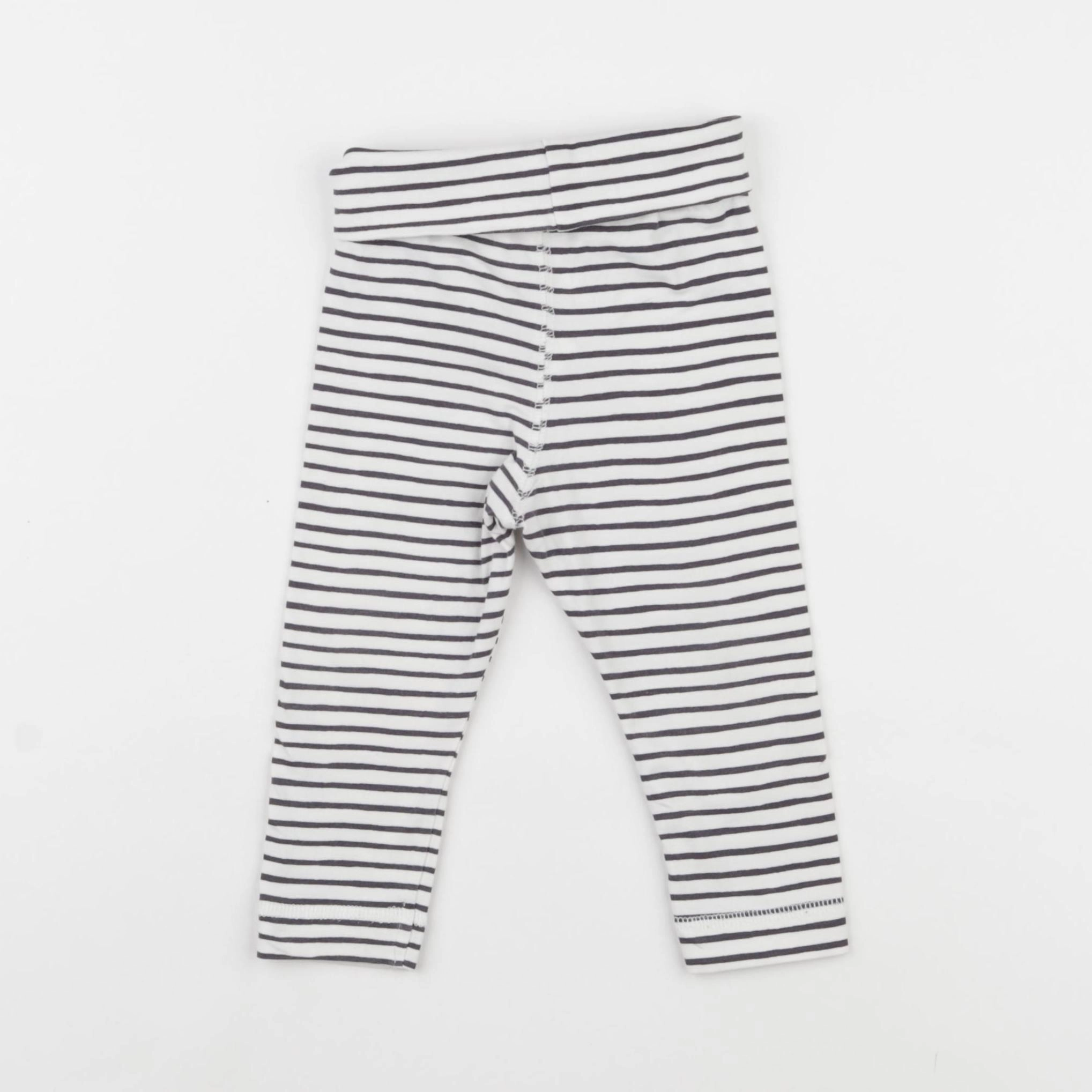 H&M - legging blanc - 9/12 mois
