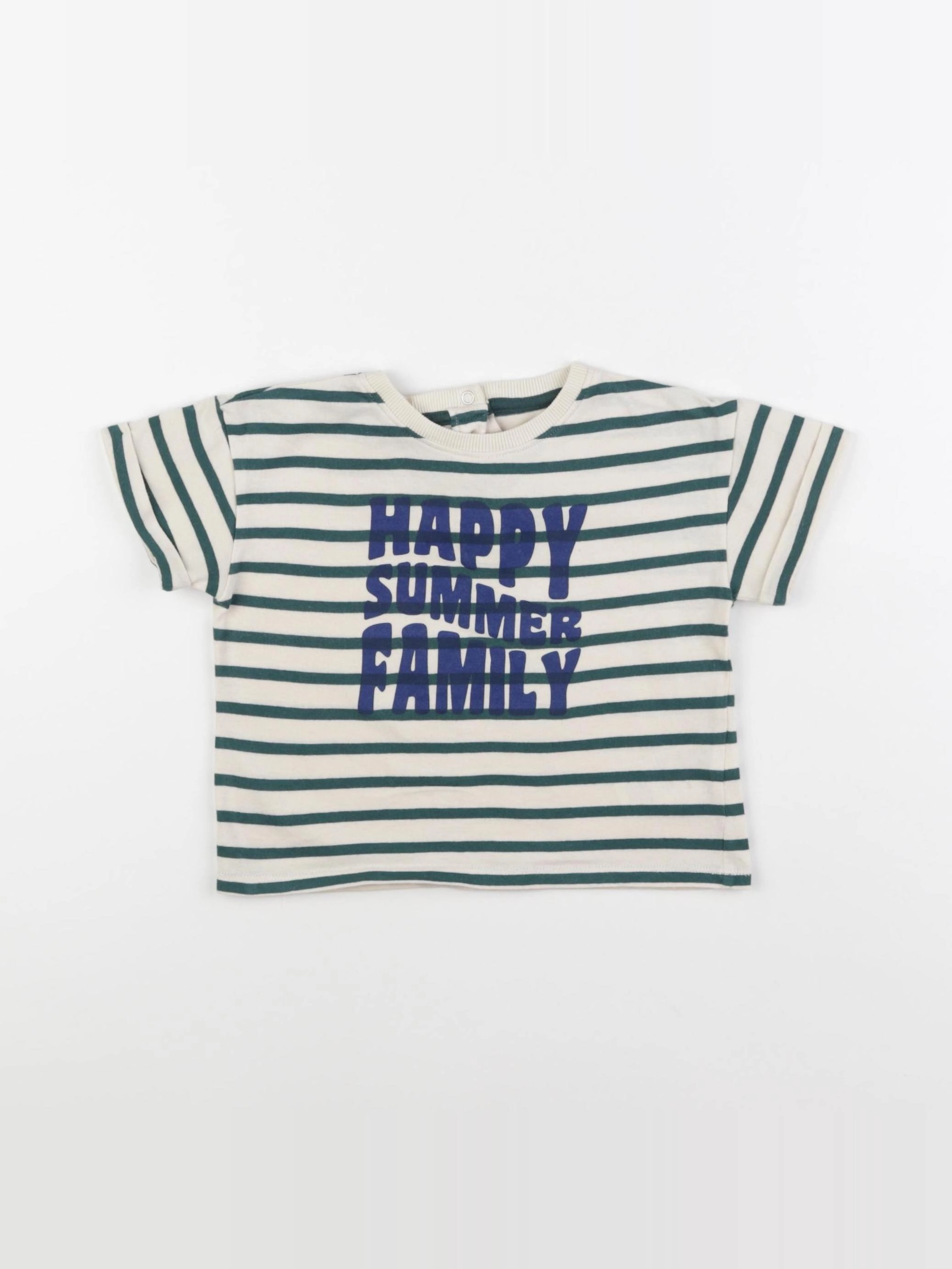 Vertbaudet - tee-shirt vert - 18 mois