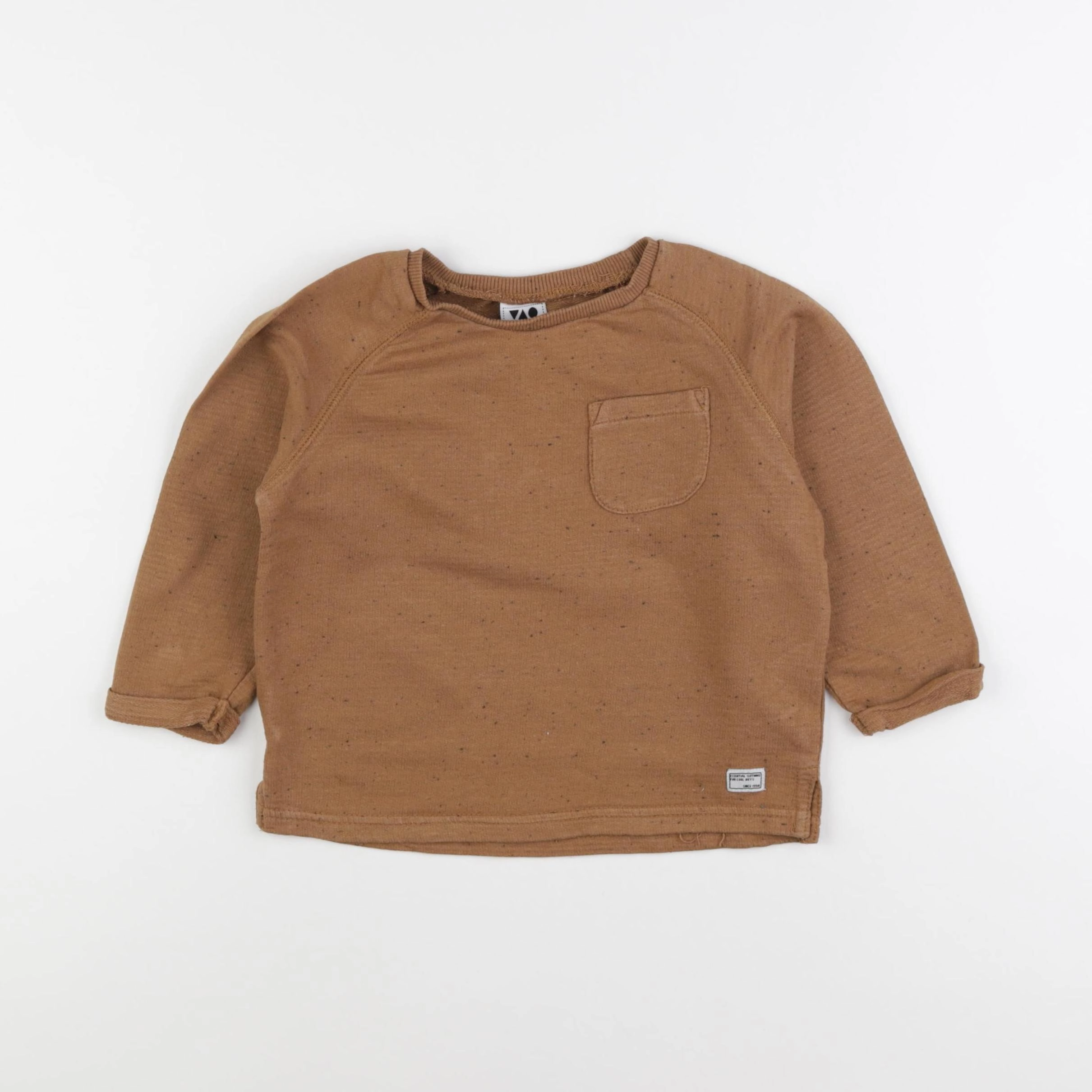 Tape à l'oeil - sweat marron - 2/3 ans