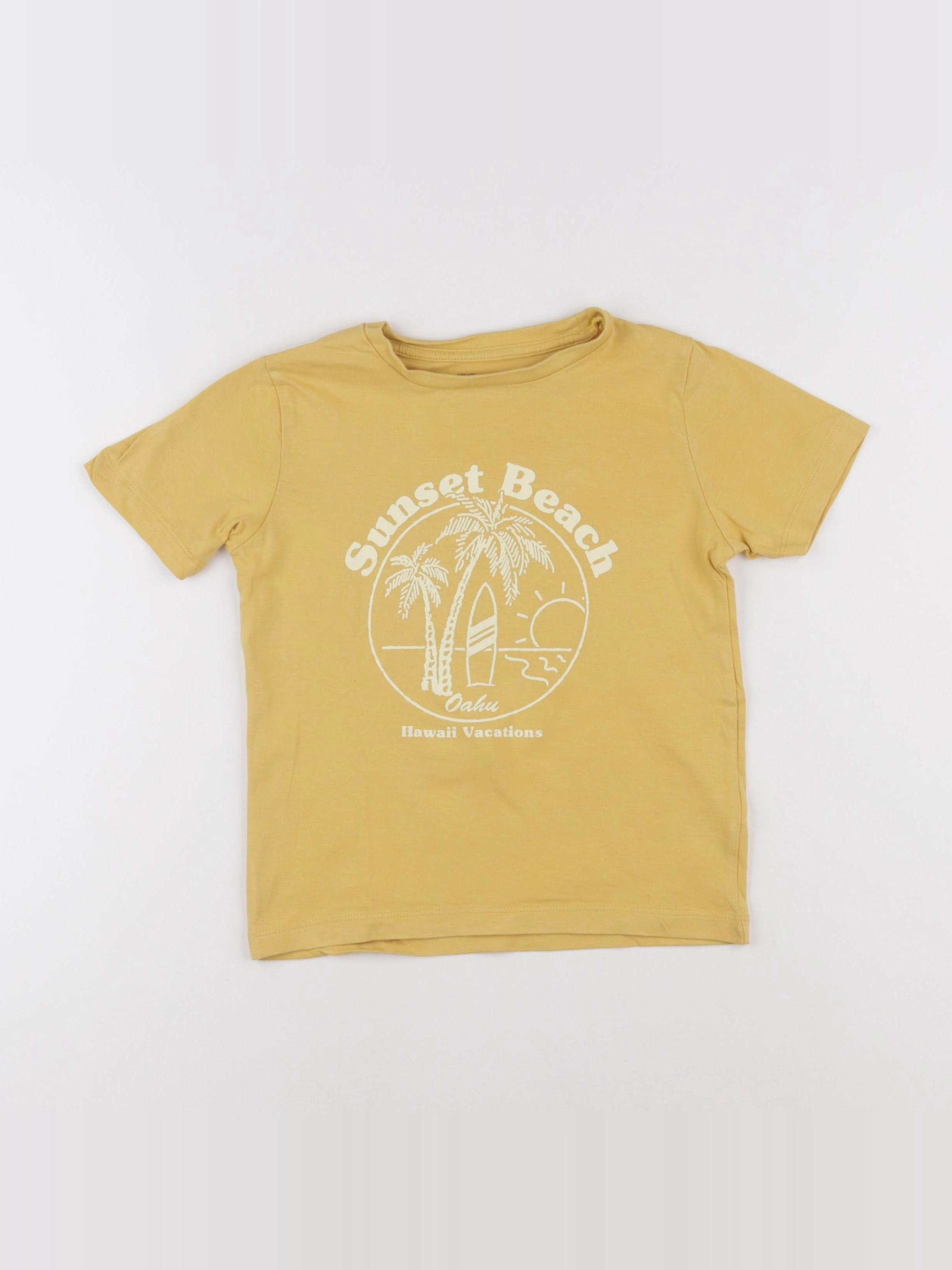 Vertbaudet - tee-shirt jaune - 6 ans