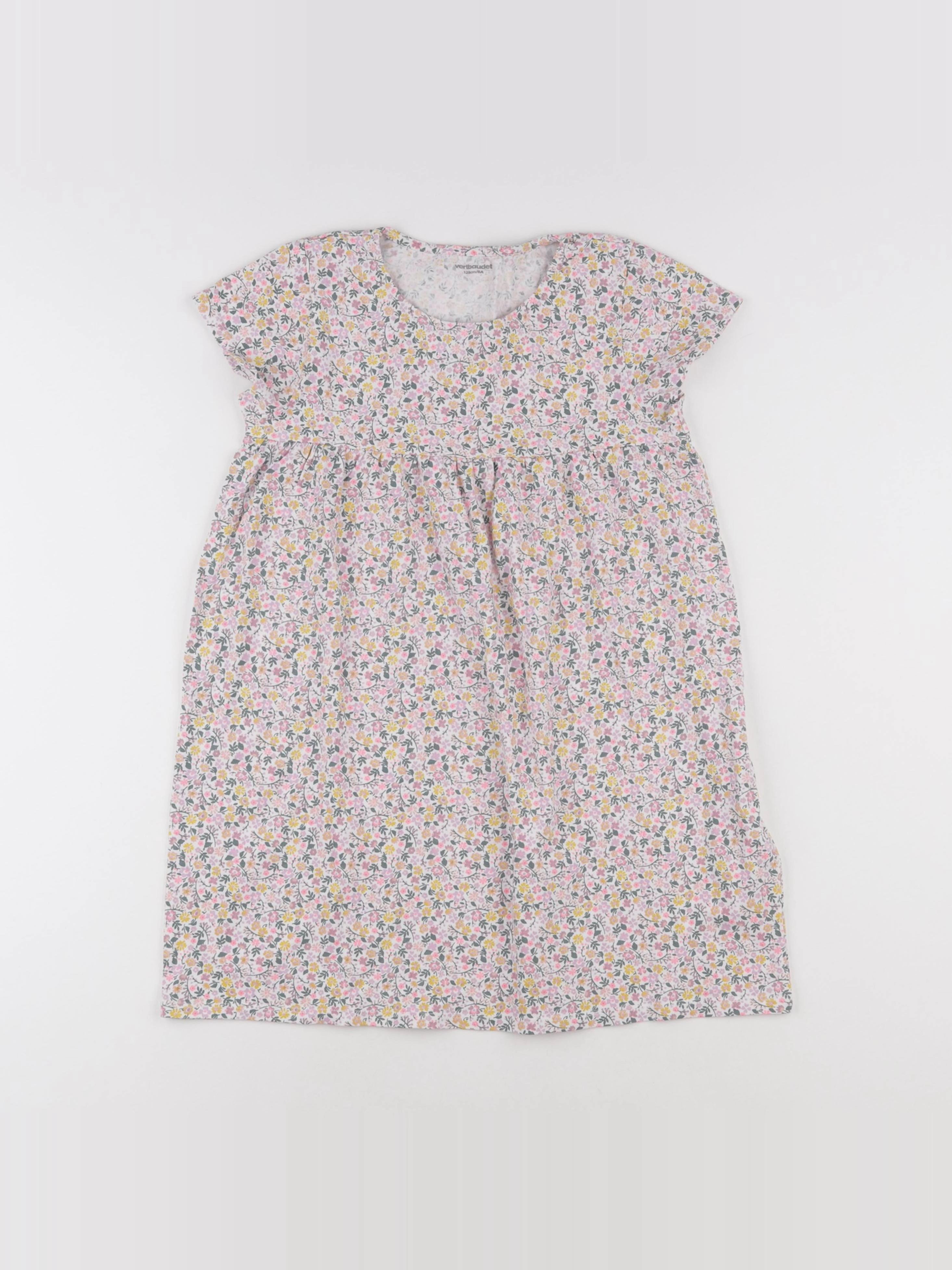 Vertbaudet - robe rose - 8 ans