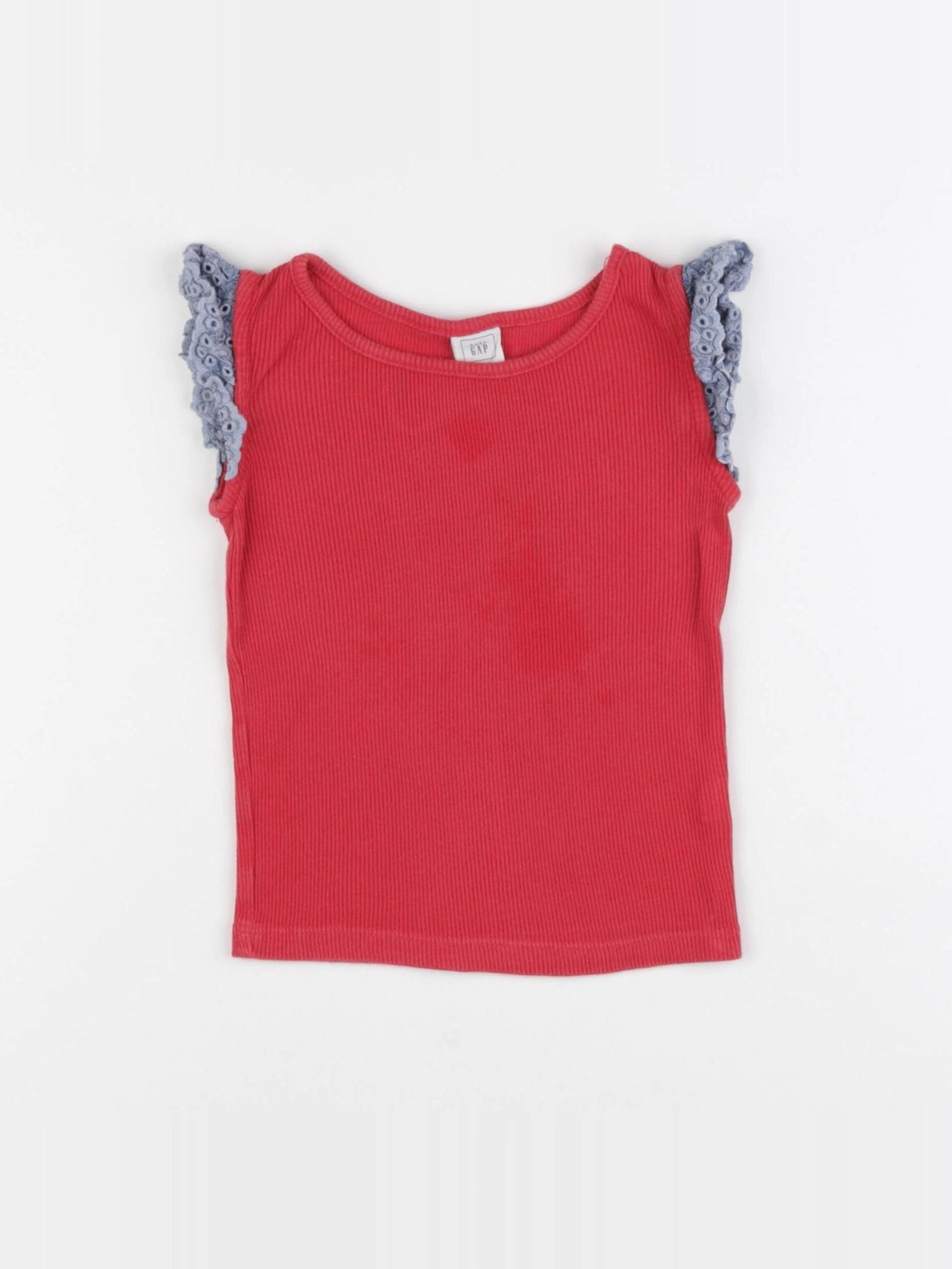 GAP - tee-shirt rouge - 2 ans