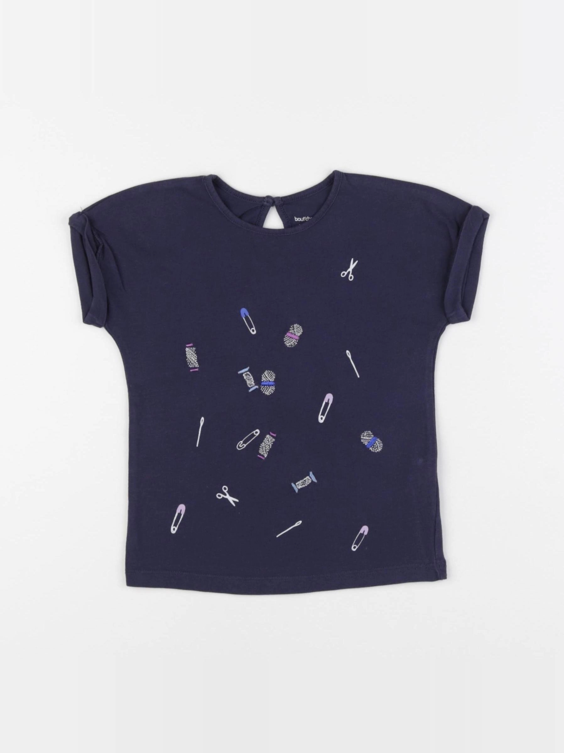 Boutchou - tee-shirt bleu - 36 mois