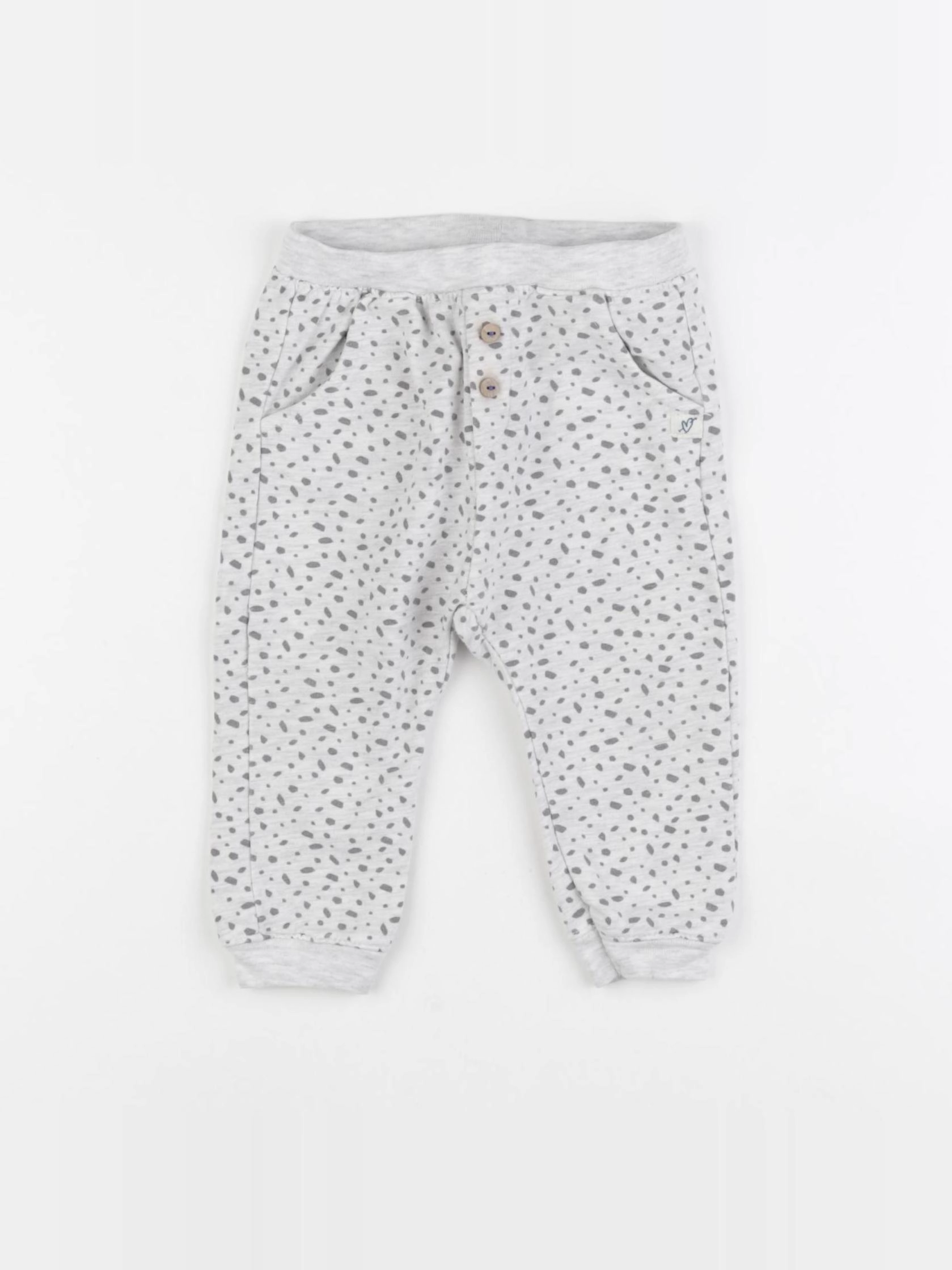 Zara - pantalon gris - 12/18 mois
