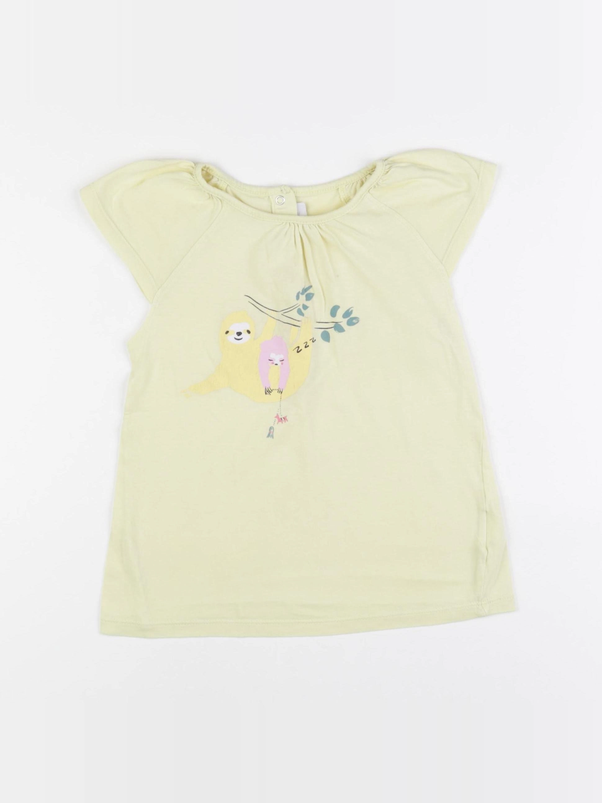 Cadet Rousselle - tee-shirt jaune - 5 ans