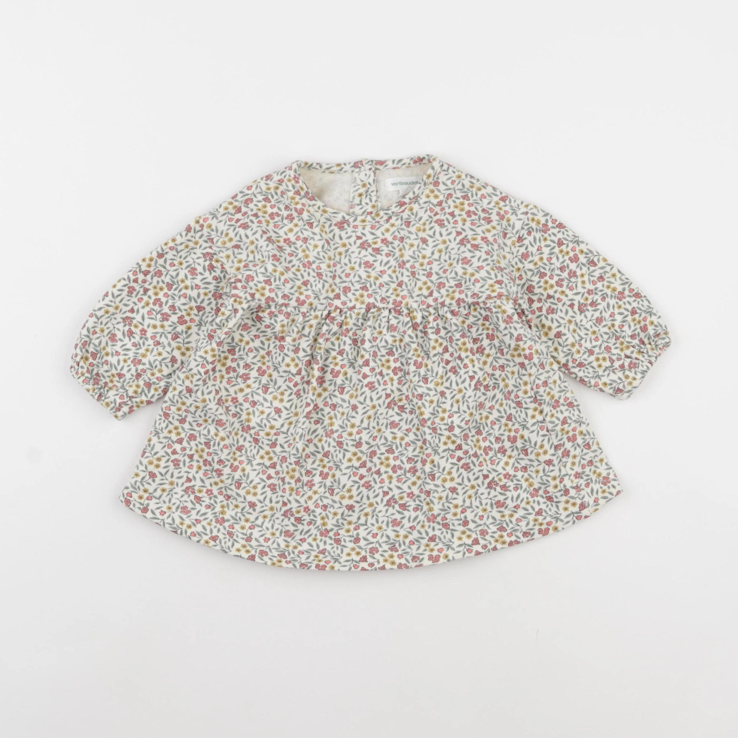Vertbaudet - robe multicolore - 6 mois