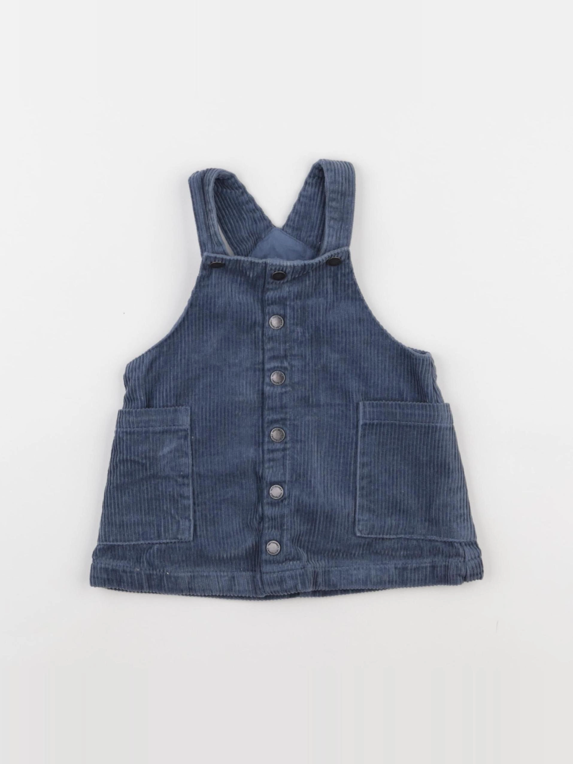 Vertbaudet - robe bleu - 6 mois