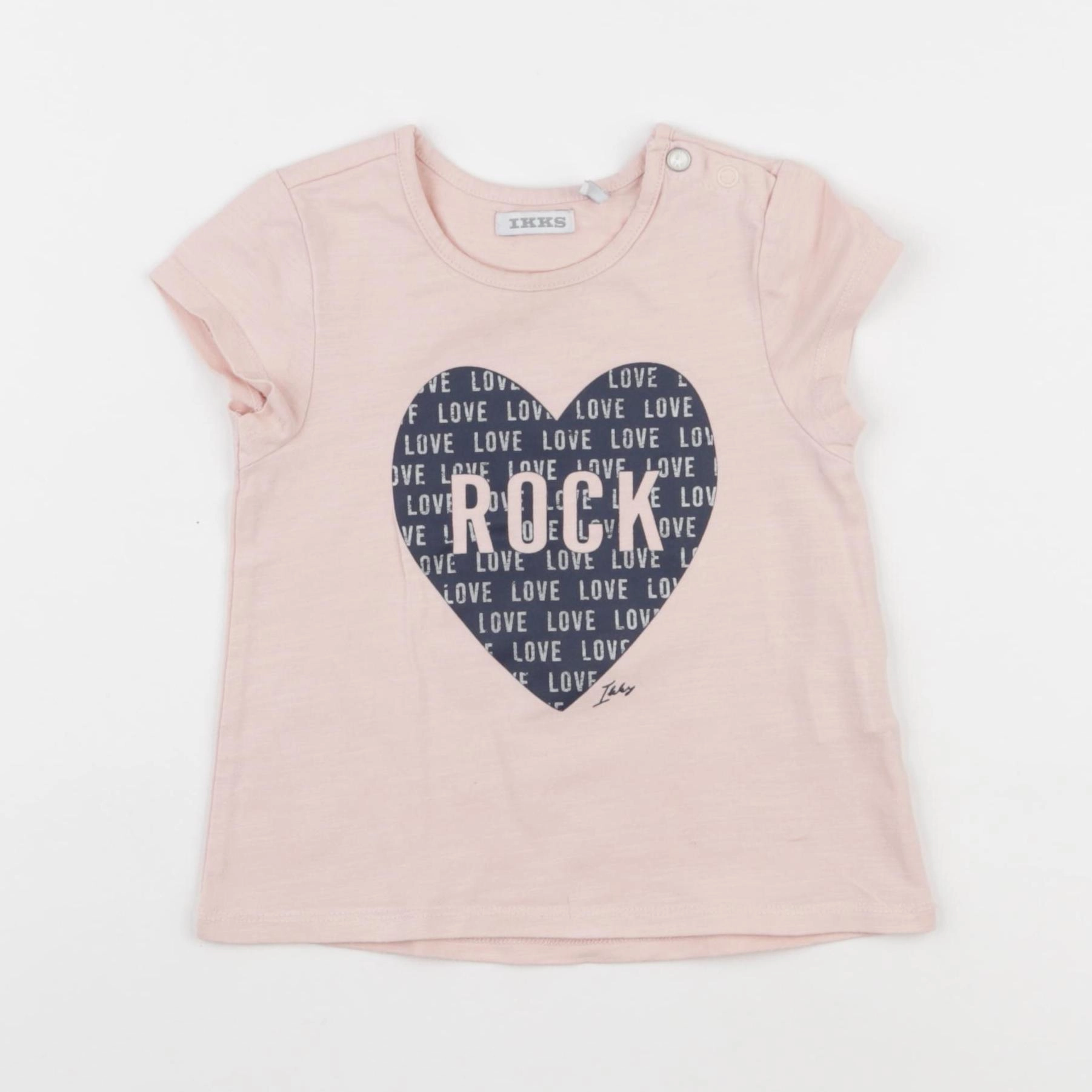 IKKS - tee-shirt rose - 2 ans