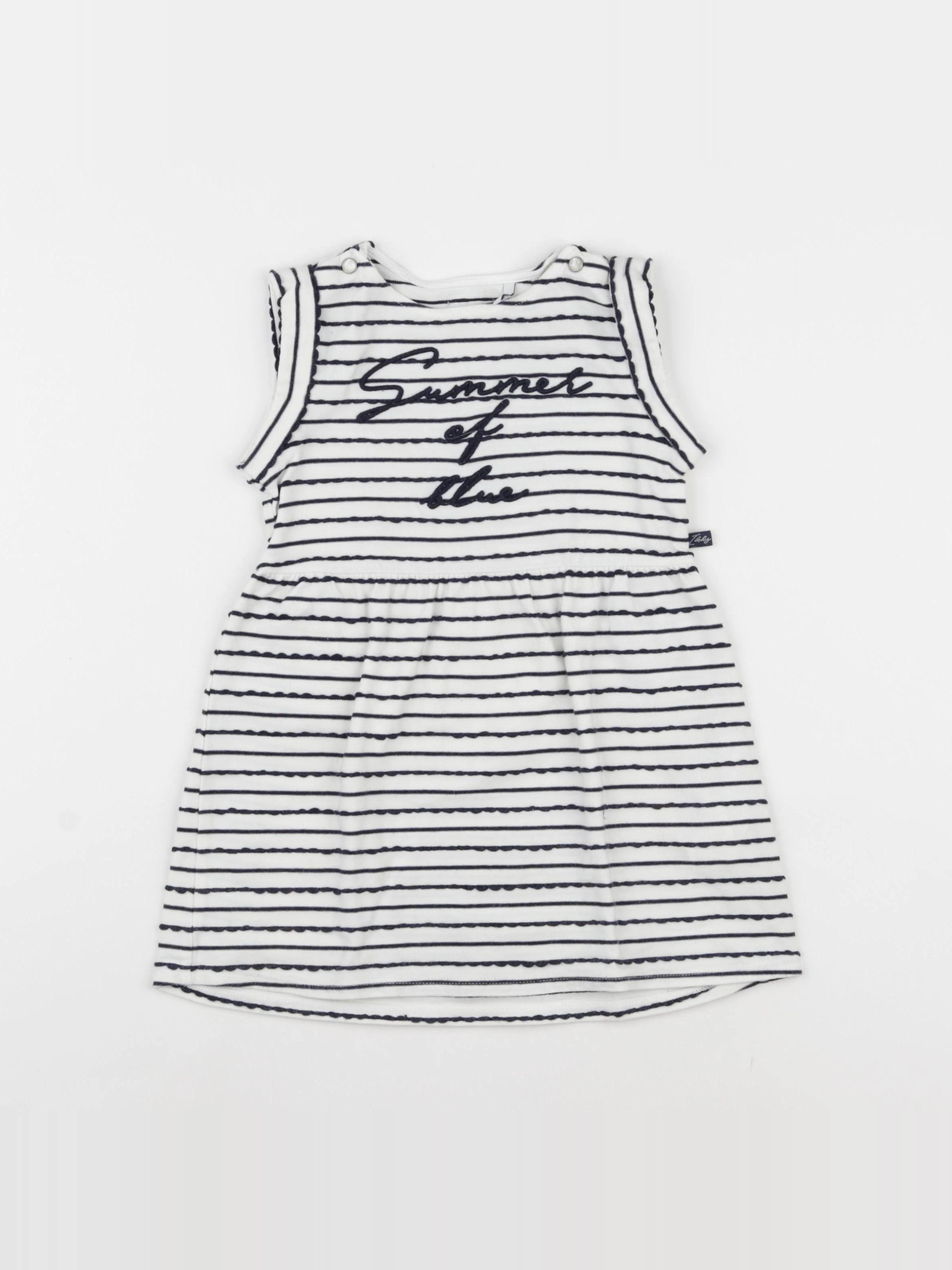 IKKS - robe bleu - 2 ans