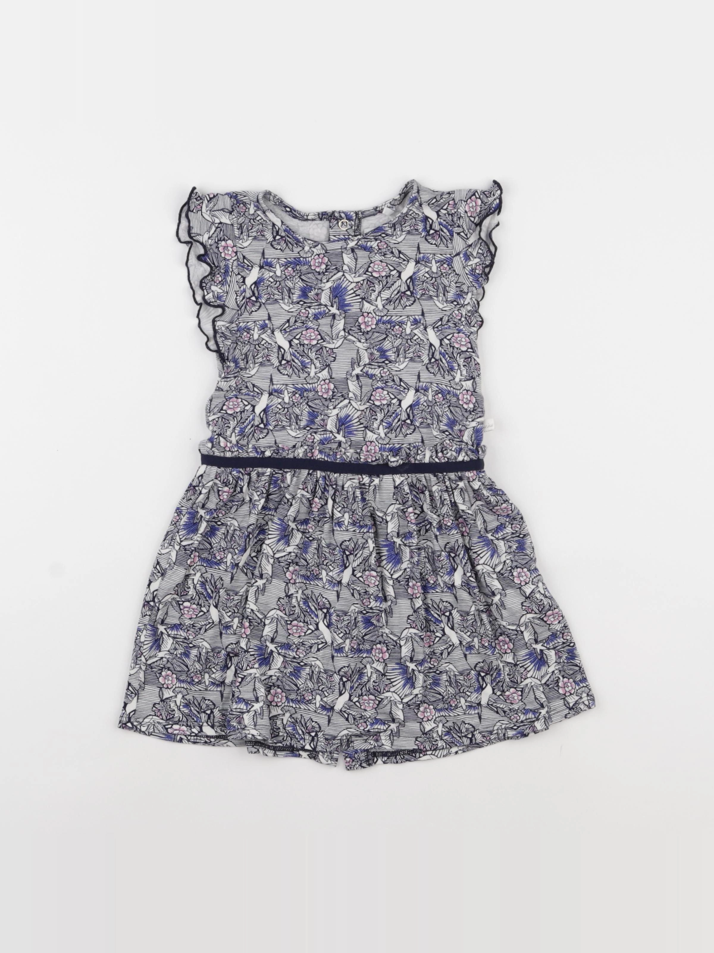 IKKS - robe bleu - 2 ans