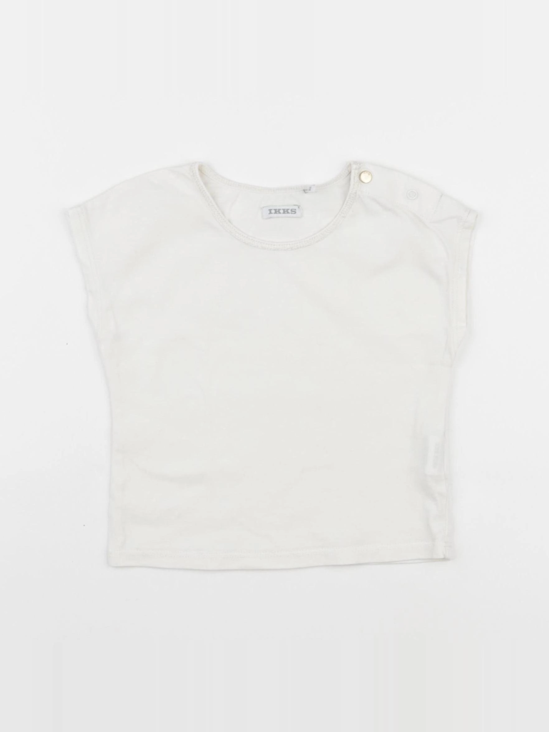 IKKS - tee-shirt beige, or - 2 ans