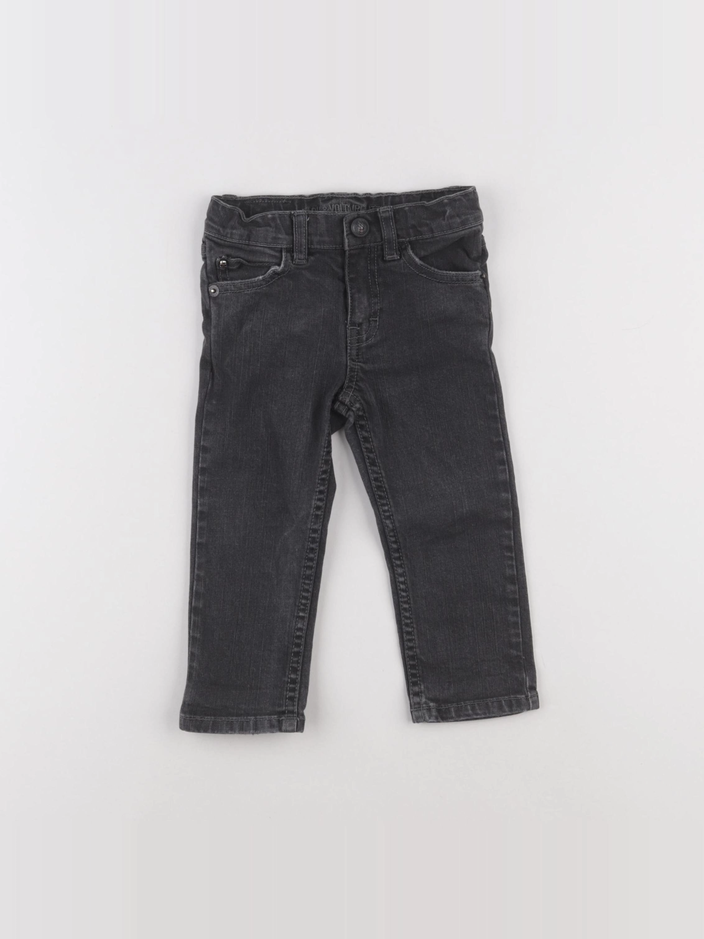 Zadig & Voltaire - jean noir - 18 mois