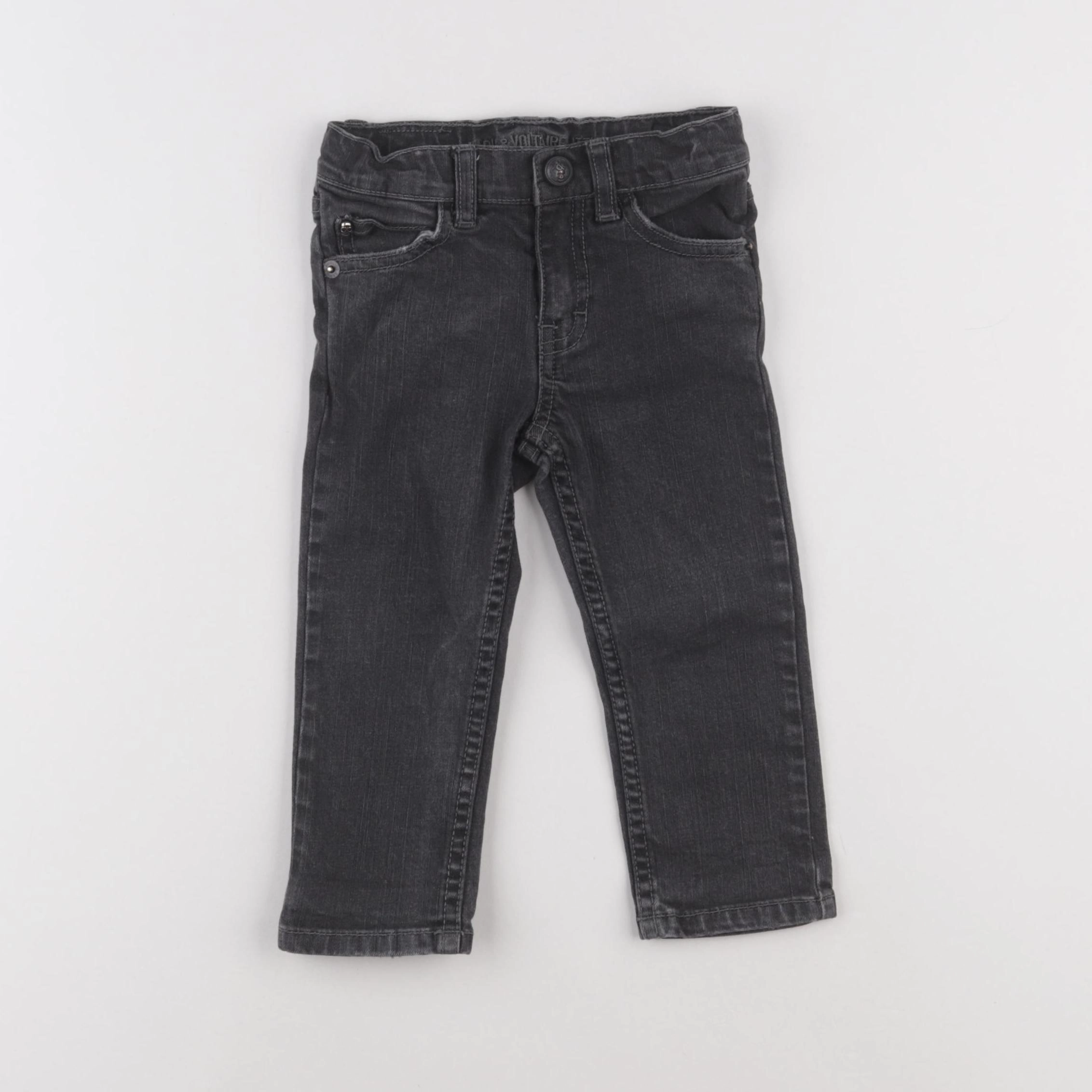 Zadig & Voltaire - jean noir - 18 mois