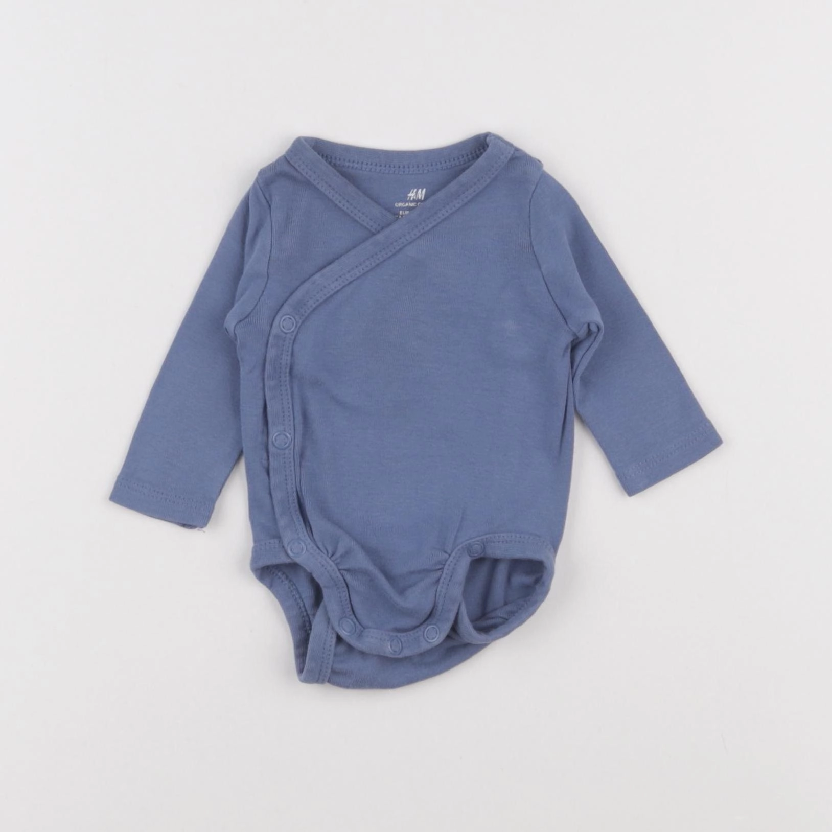 H&M - body bleu - 0/1 mois