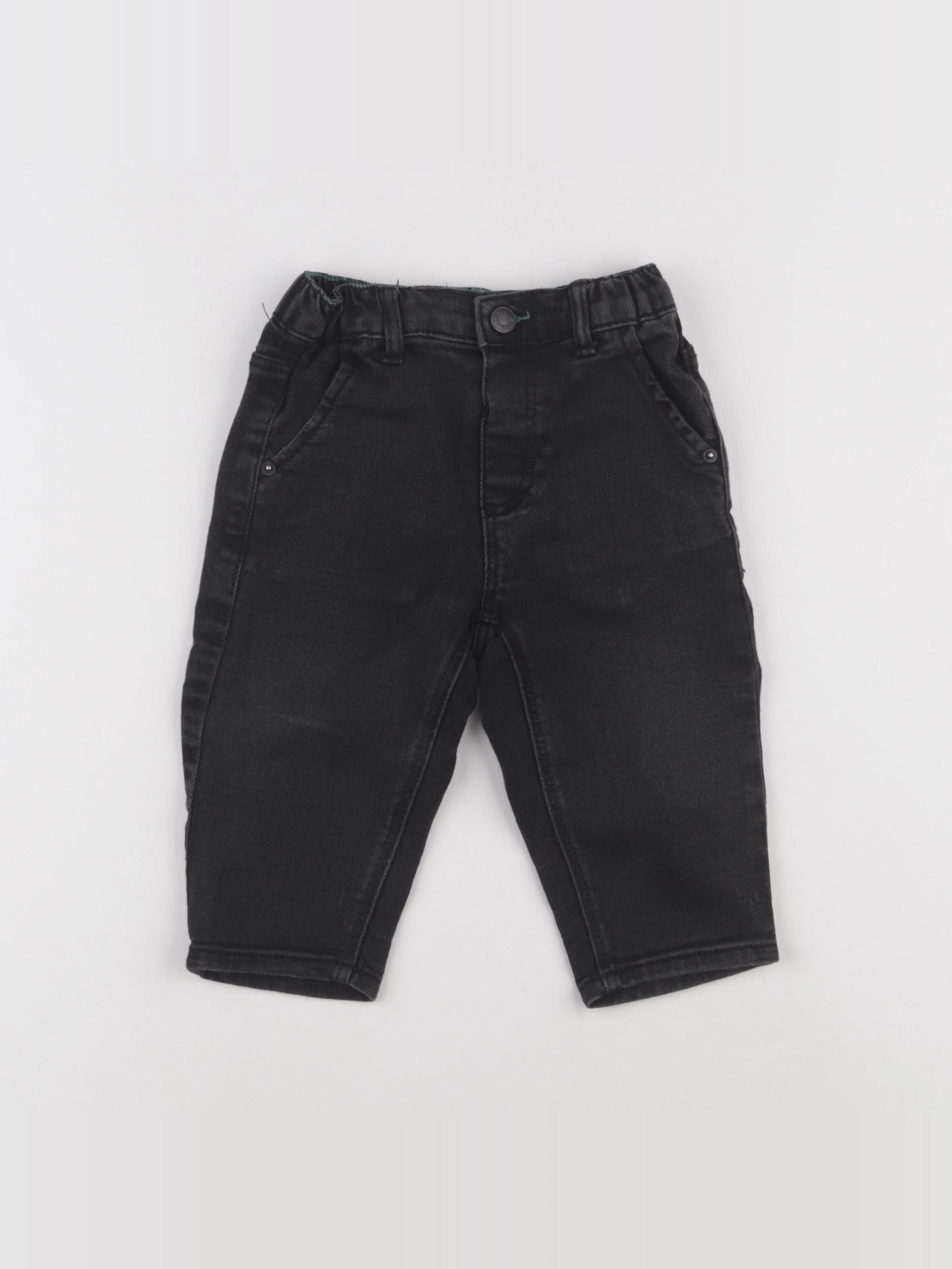 Zara - jean noir - 9/12 mois