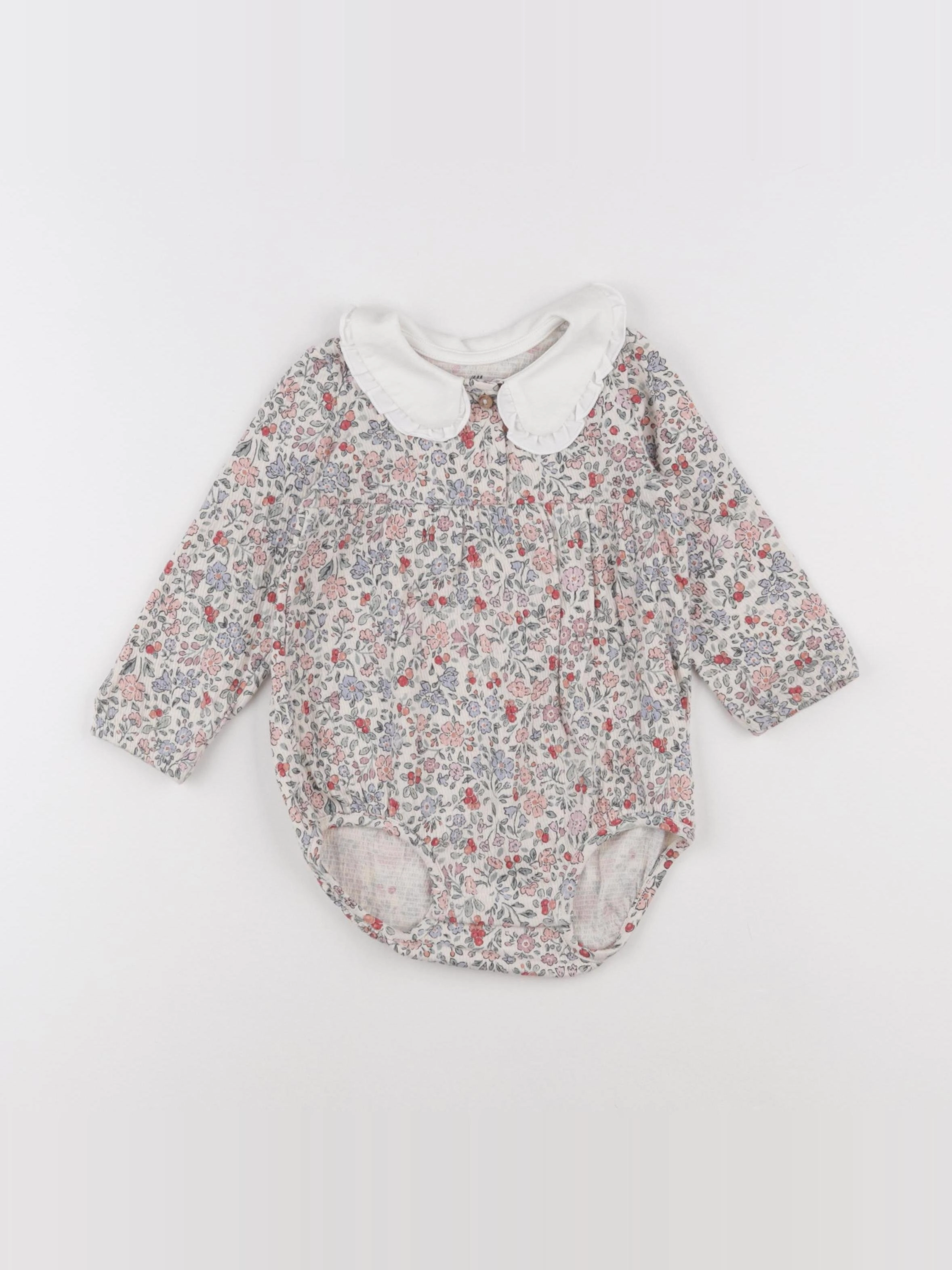 H&M - combinaison beige - 9/12 mois