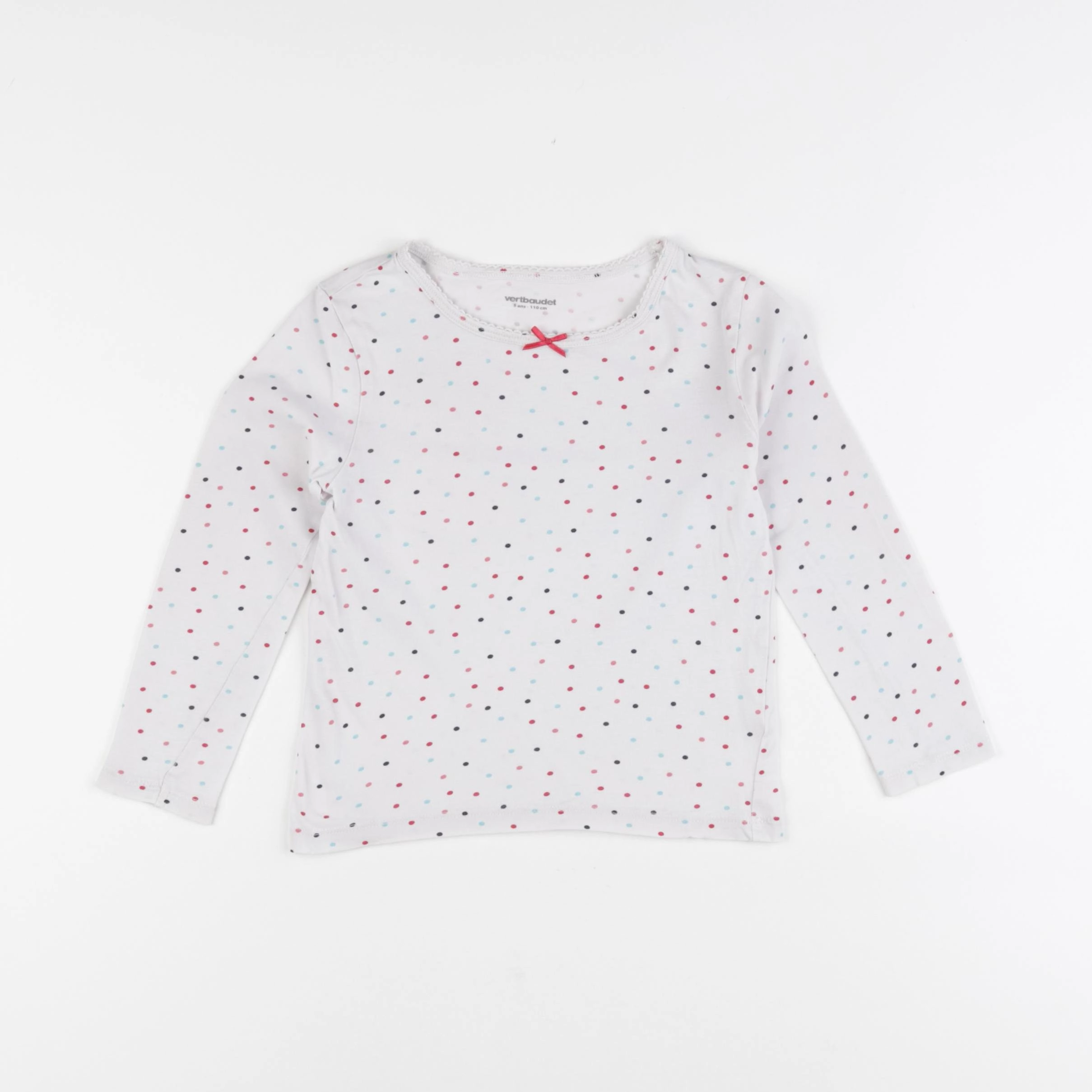 Vertbaudet - maillot de corps blanc - 5 ans