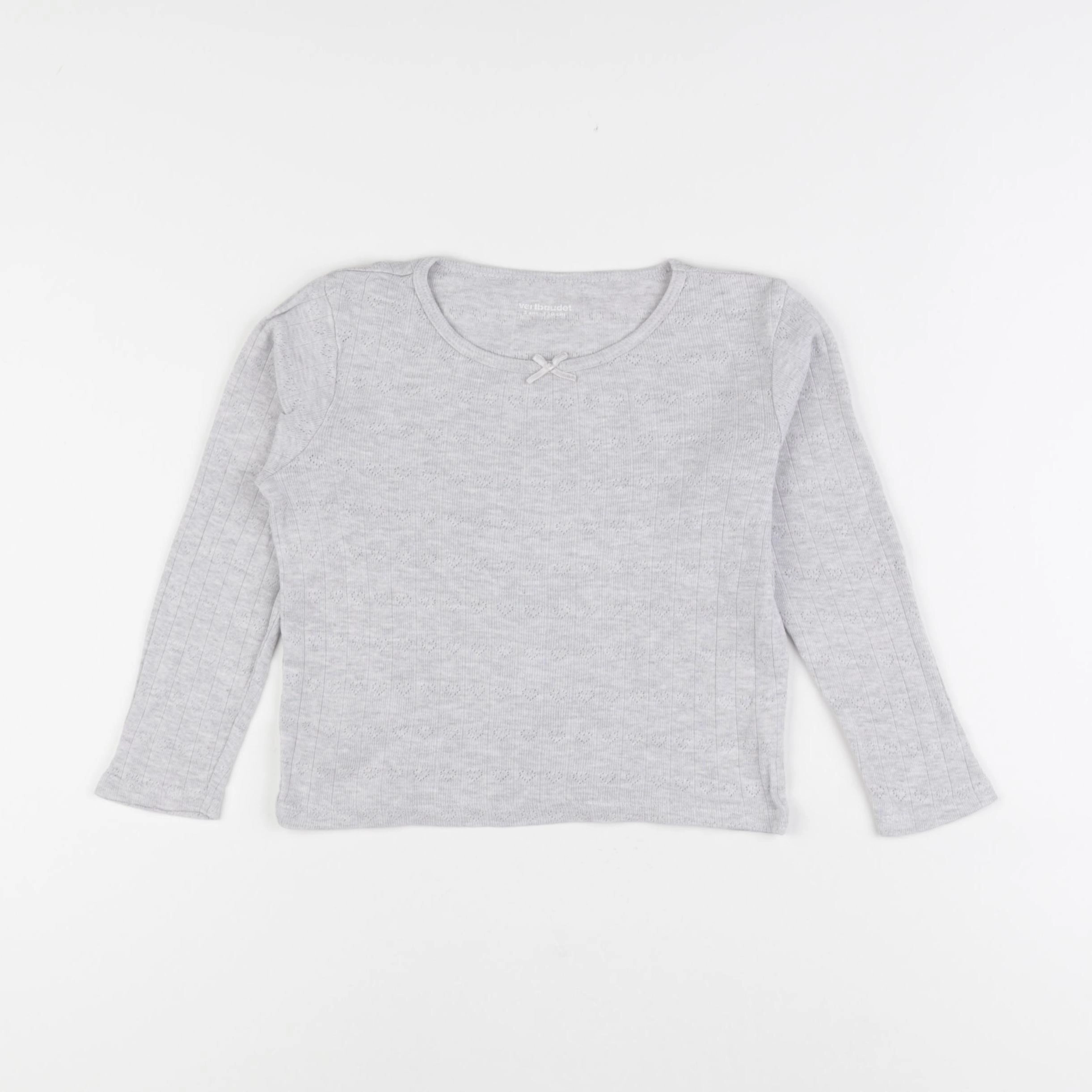 Vertbaudet - maillot de corps gris - 5 ans