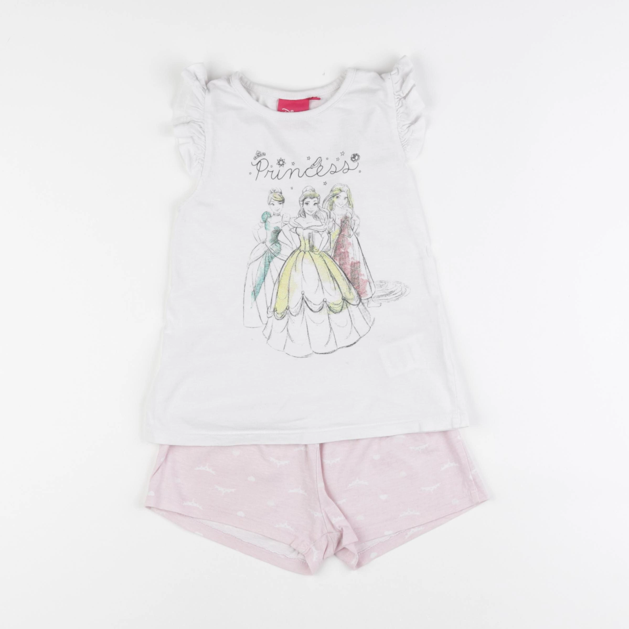 Vertbaudet - pyjama coton rose - 4 ans