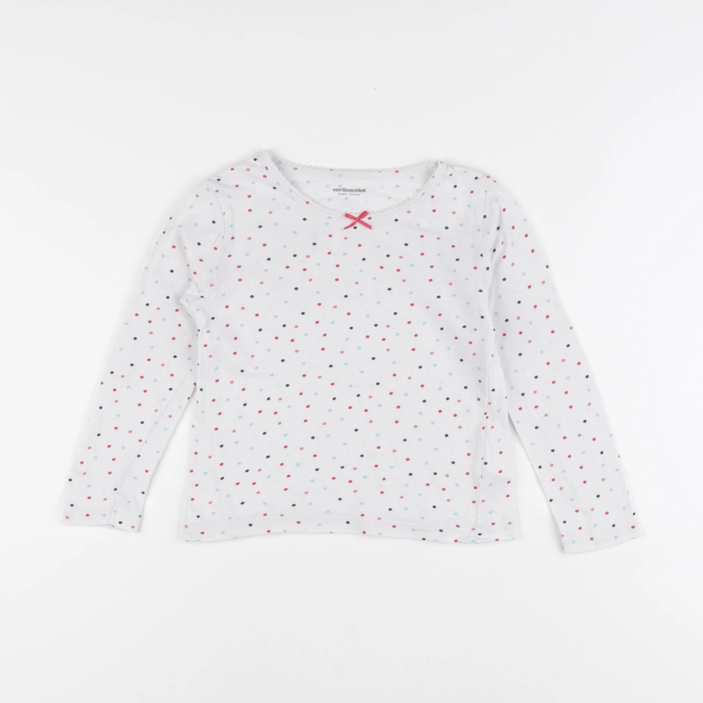 Vertbaudet - maillot de corps blanc - 5 ans