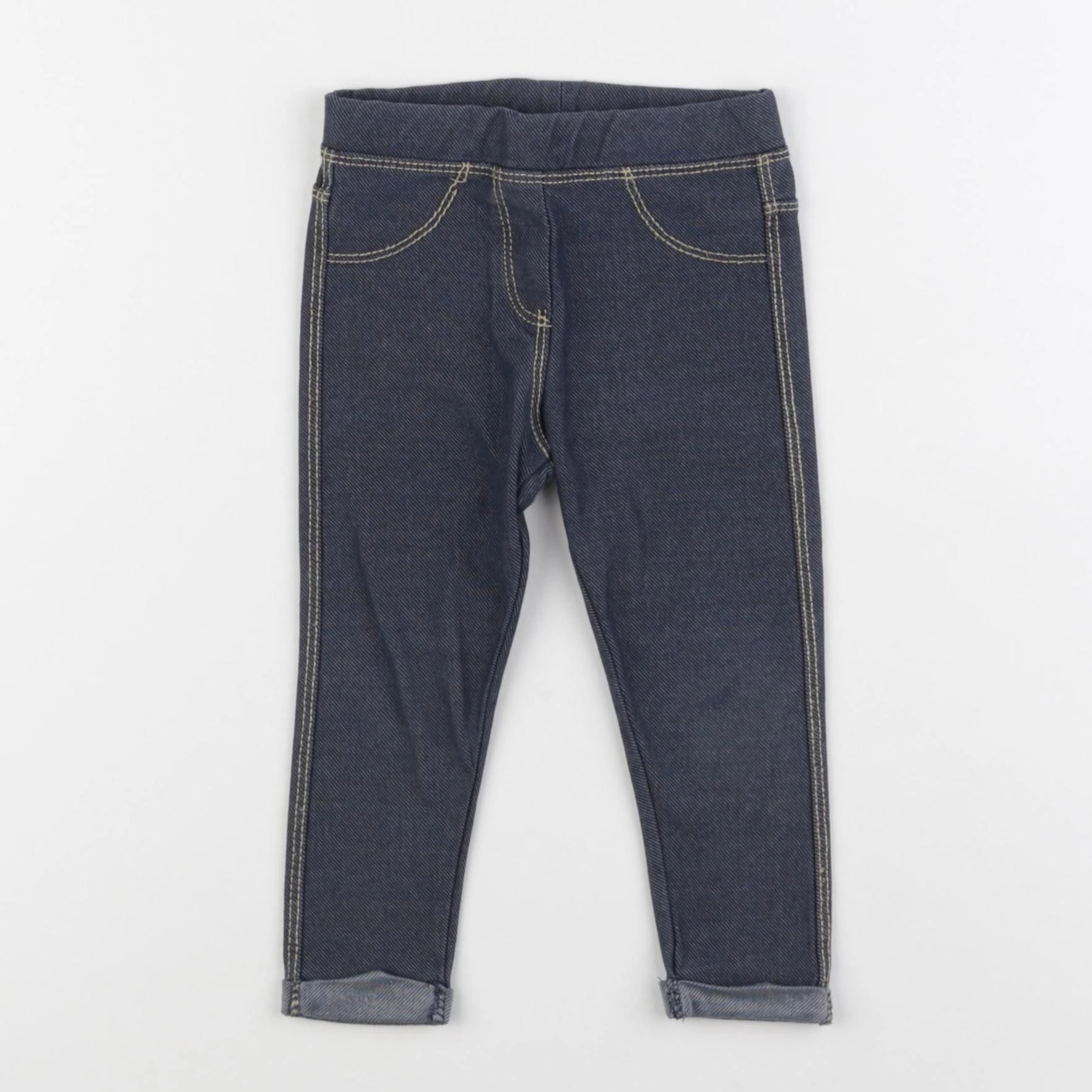 Zara - jegging bleu - 12/18 mois