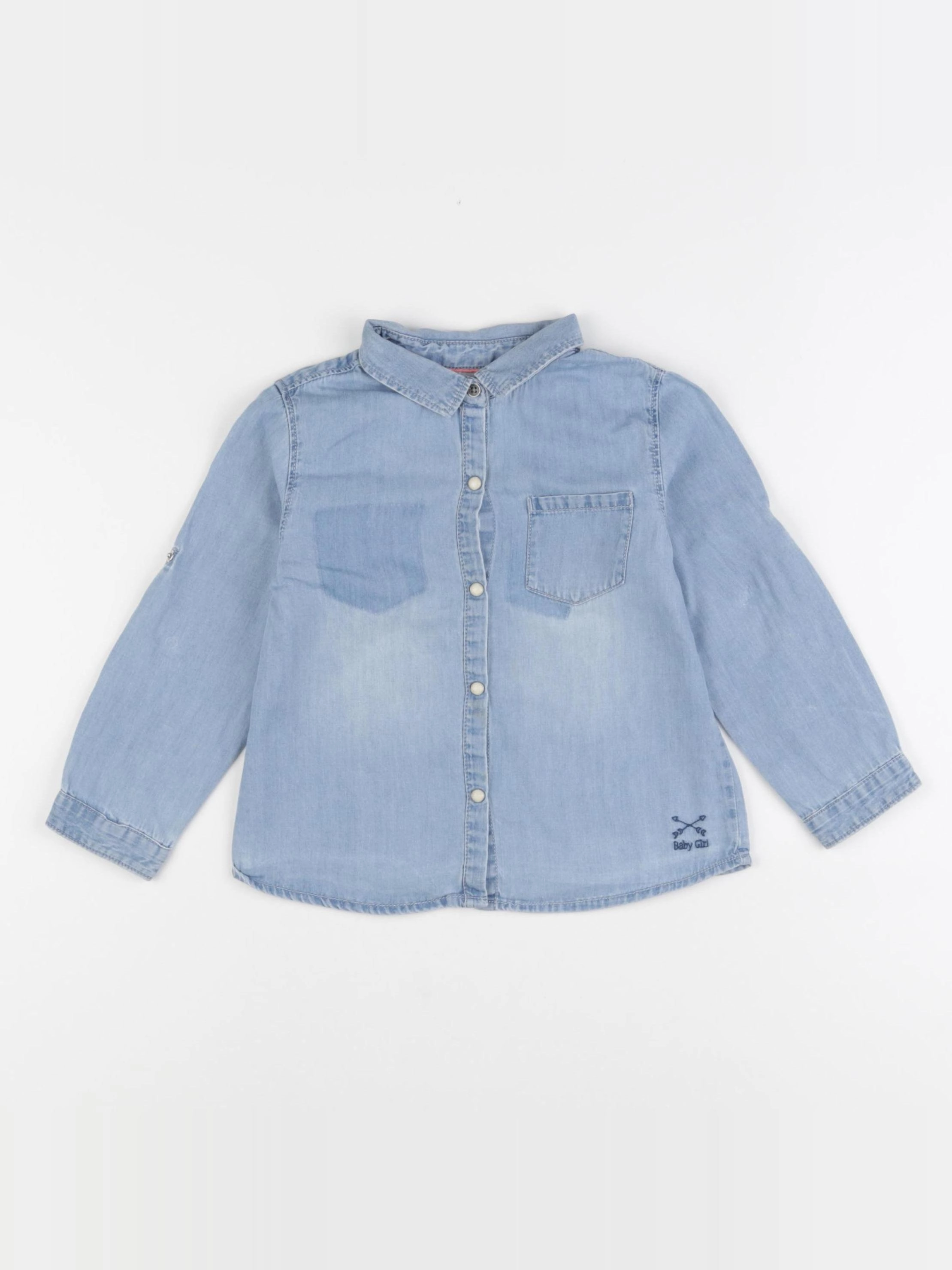 Zara - chemise bleu - 2/3 ans