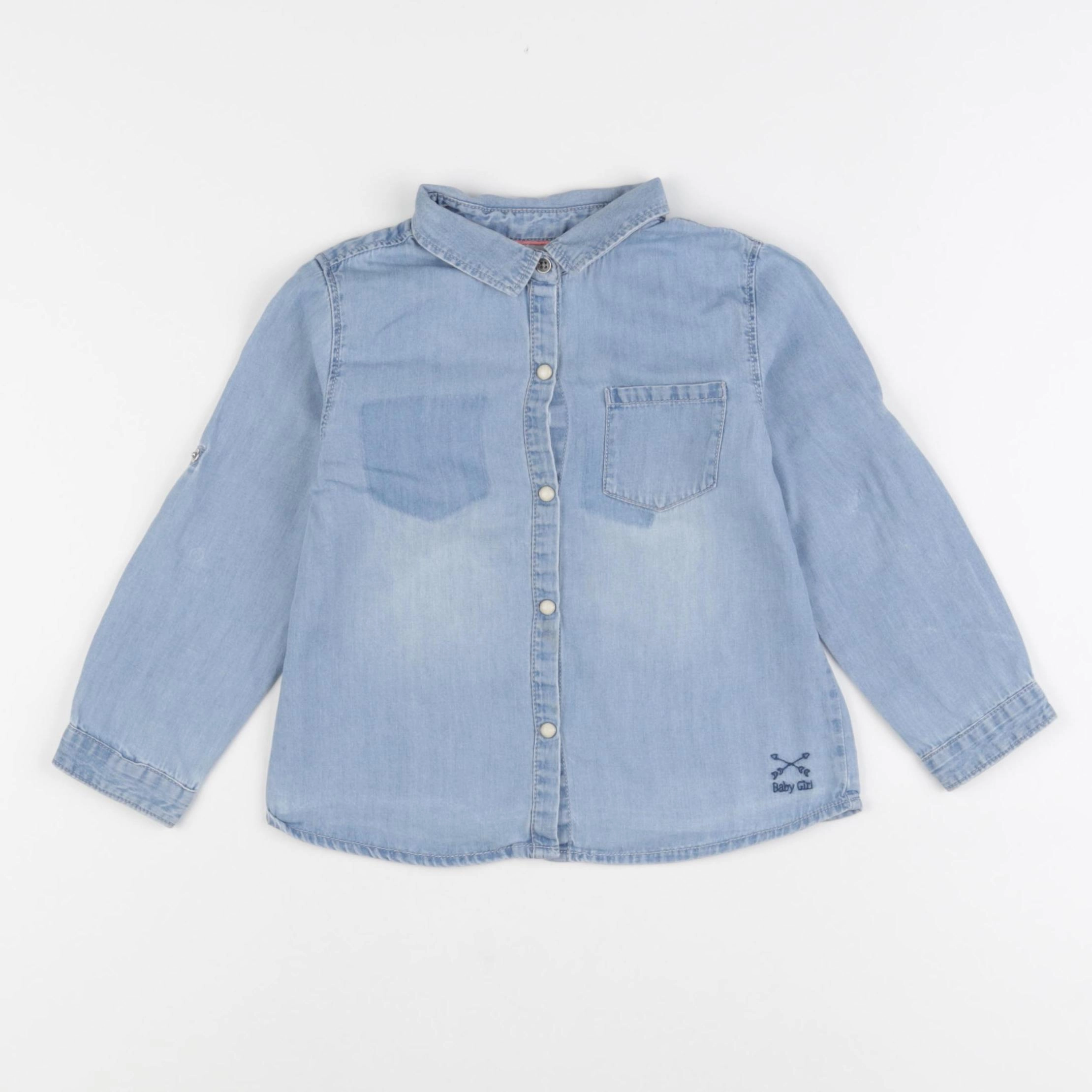 Zara - chemise bleu - 2/3 ans