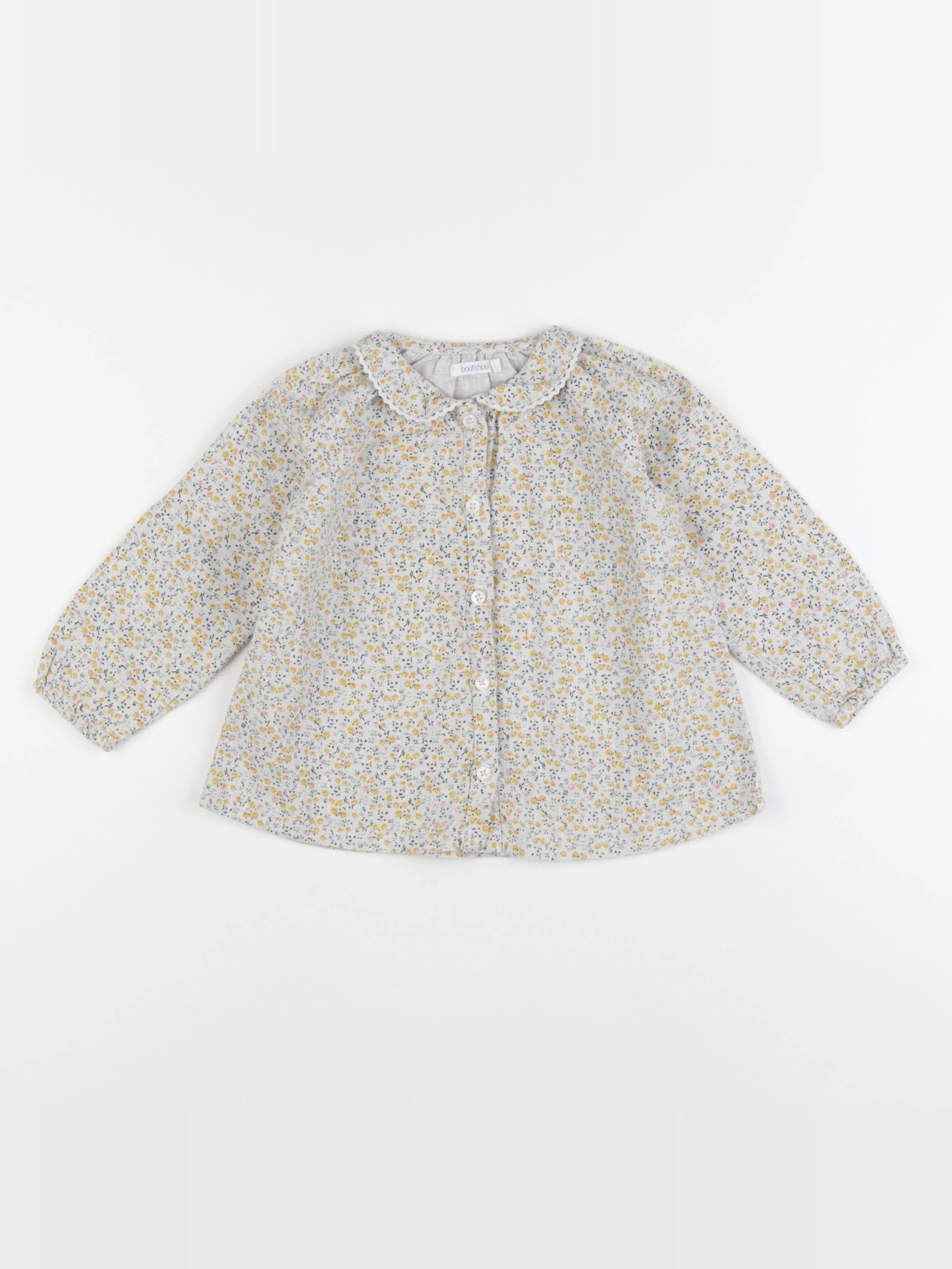 Boutchou - blouse gris - 18 mois
