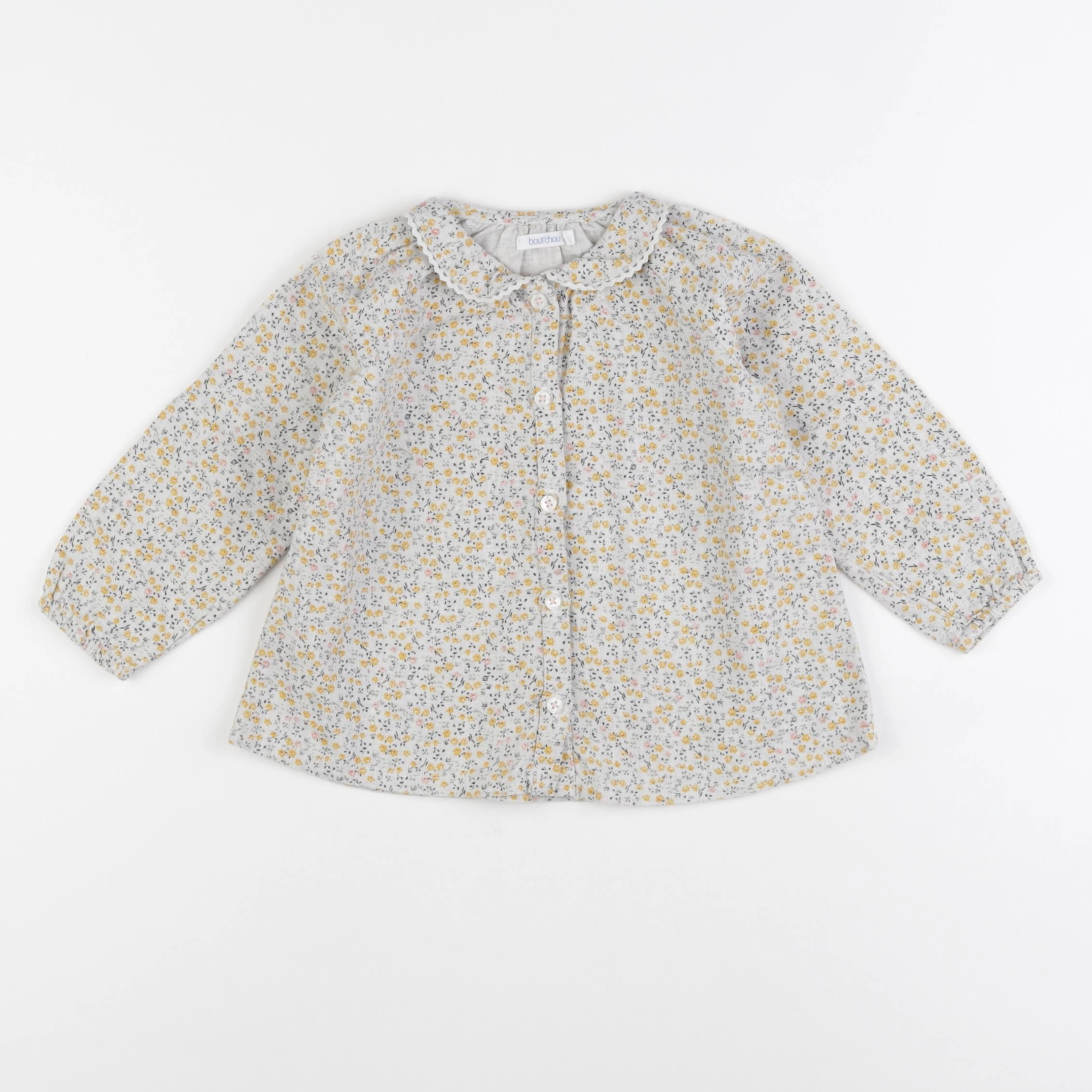 Boutchou - blouse gris - 18 mois