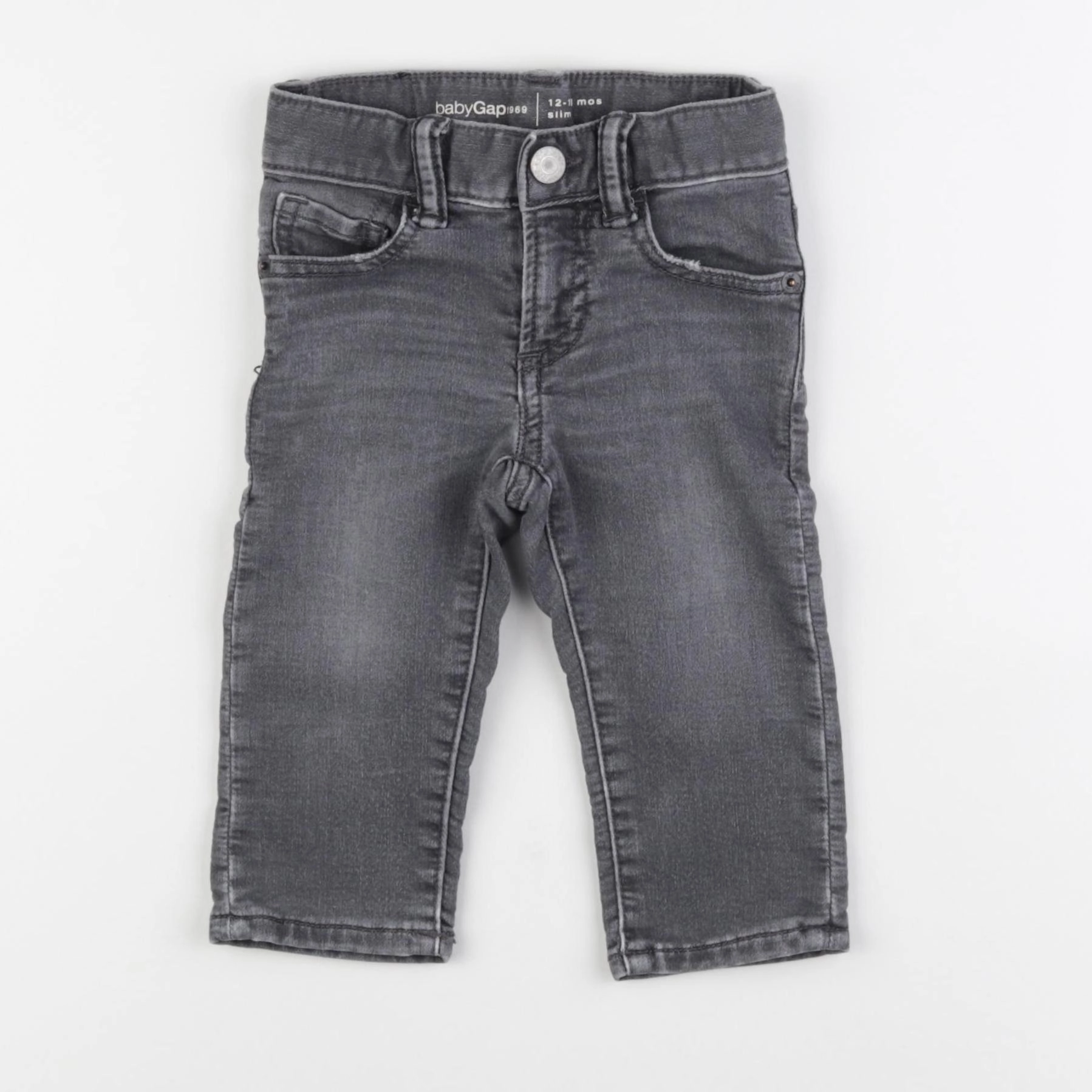 GAP - jean gris - 12/18 mois