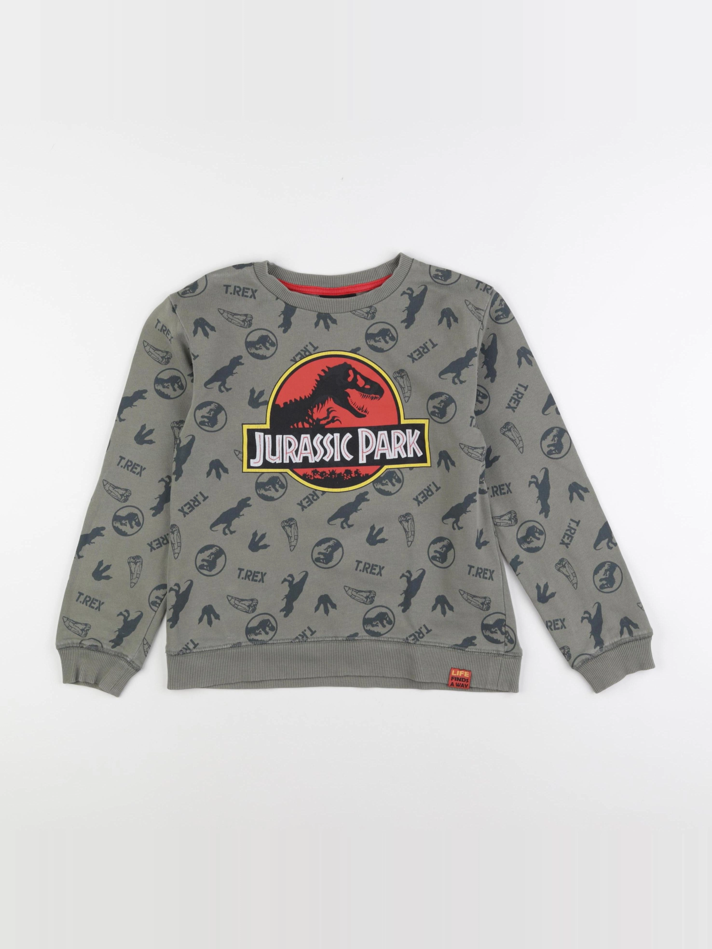 Vertbaudet - sweat vert - 10 ans
