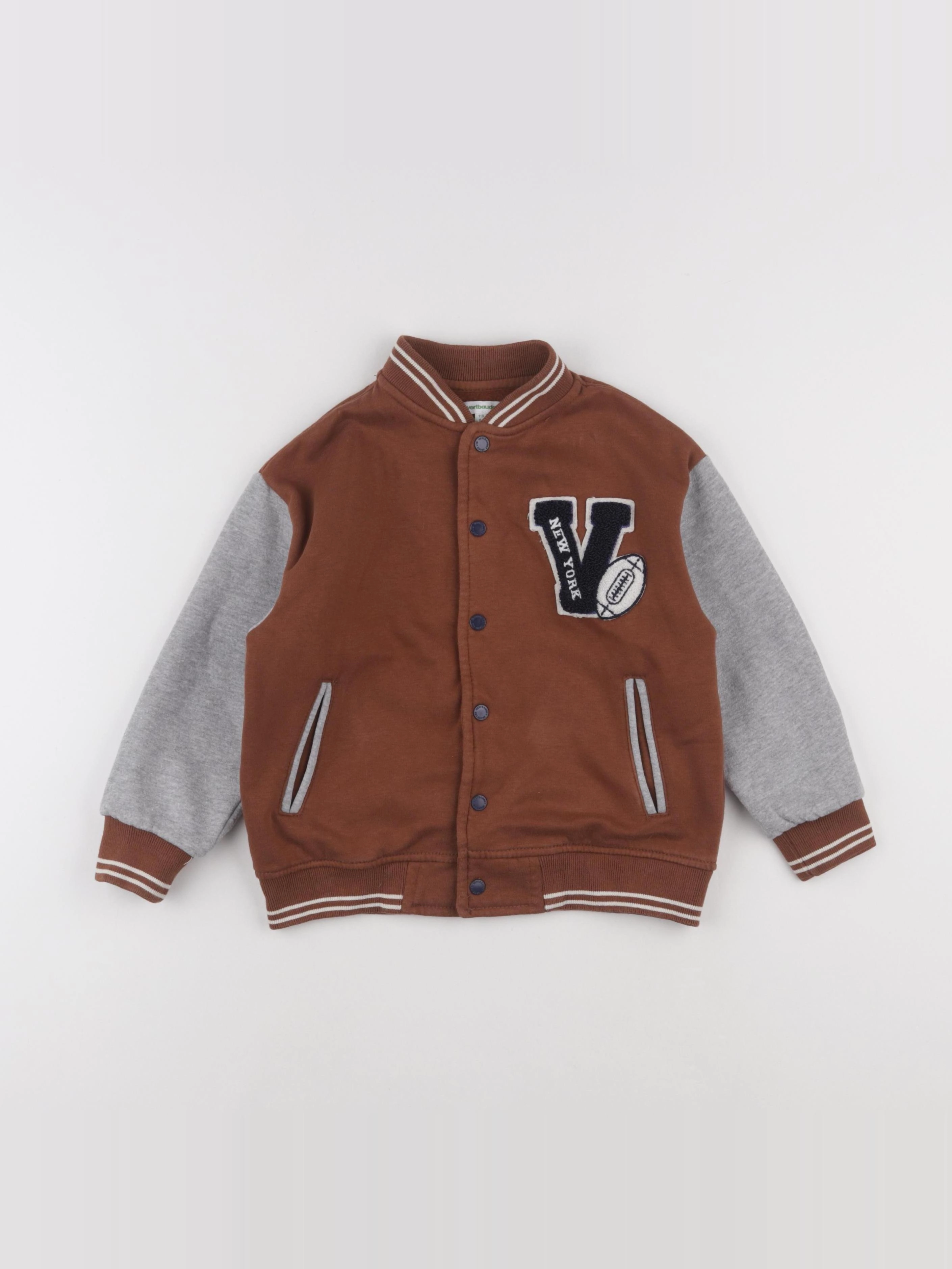 Vertbaudet - veste marron - 5 ans