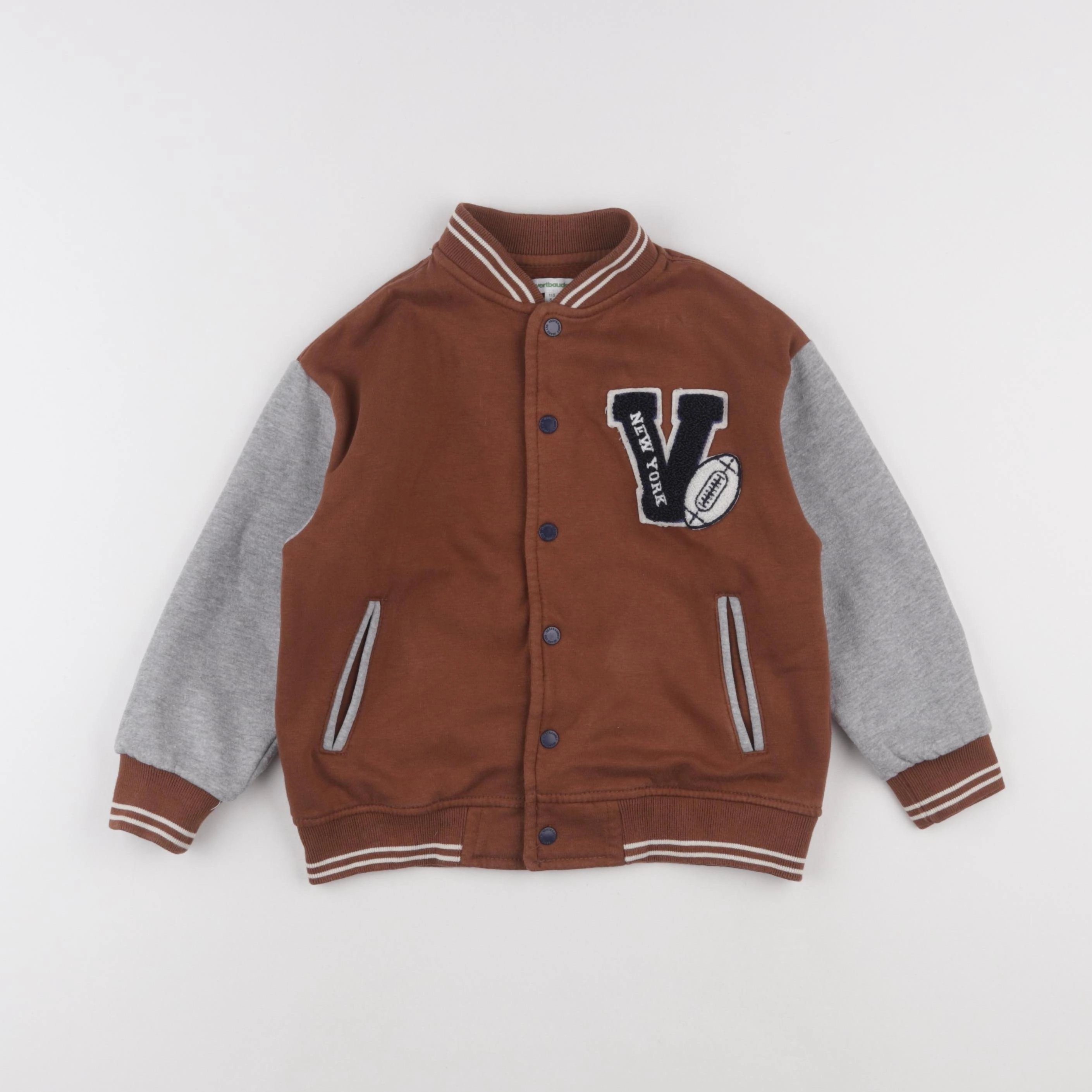 Vertbaudet - veste marron - 5 ans