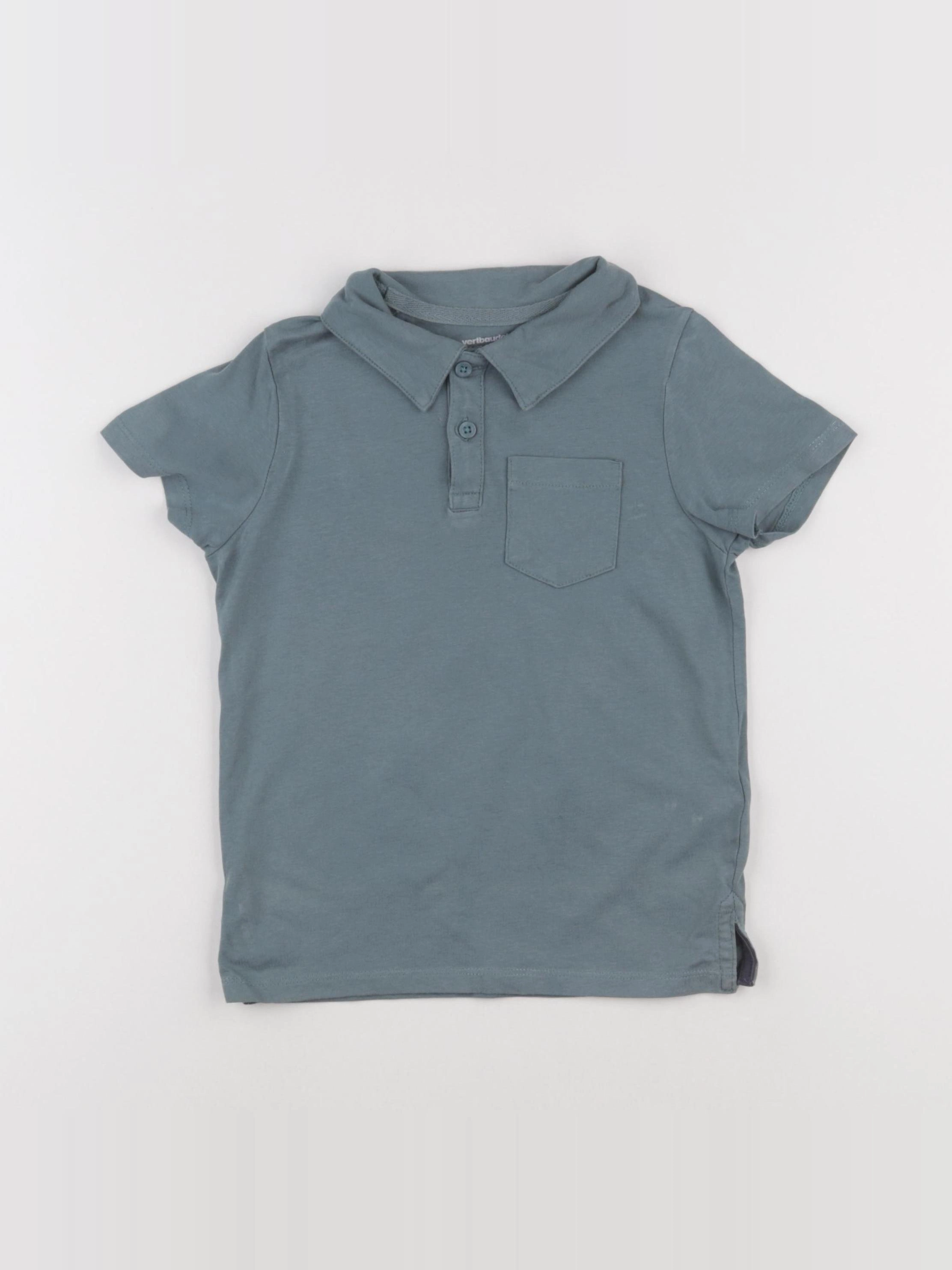 Vertbaudet - polo bleu - 5 ans
