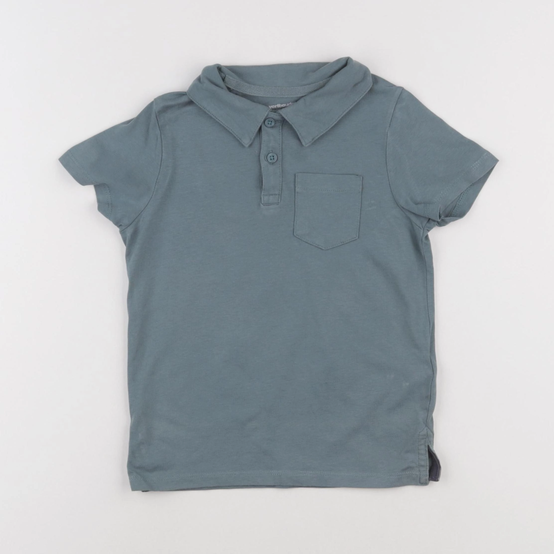 Vertbaudet - polo bleu - 5 ans