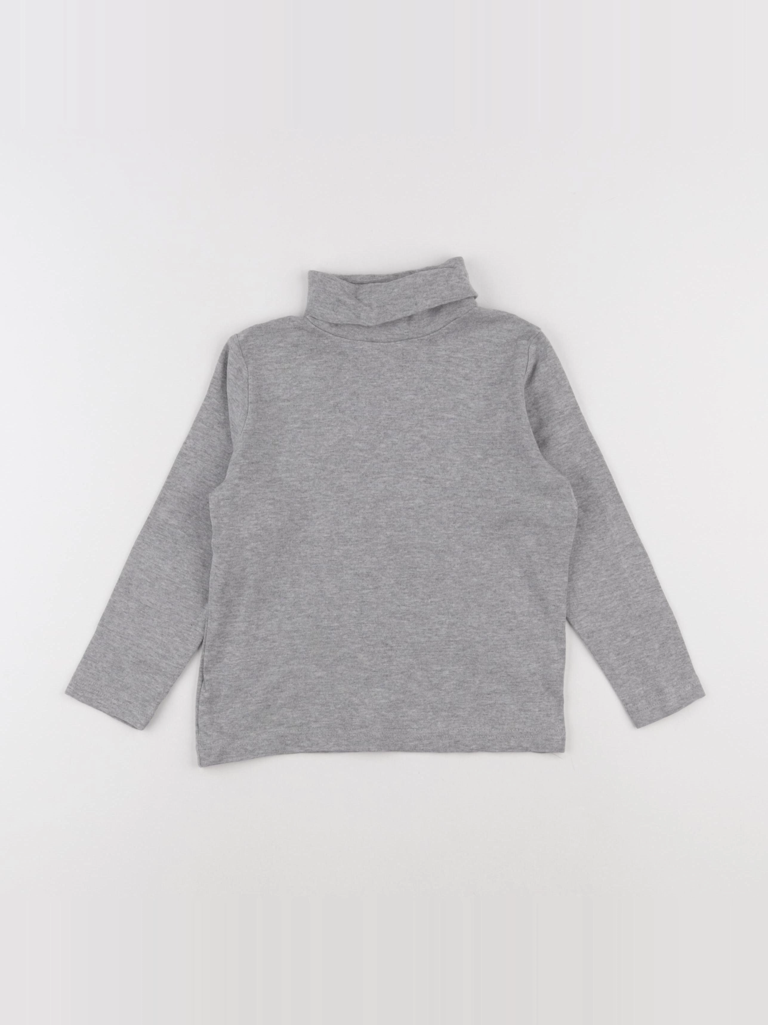 Vertbaudet - sous-pull gris - 5 ans