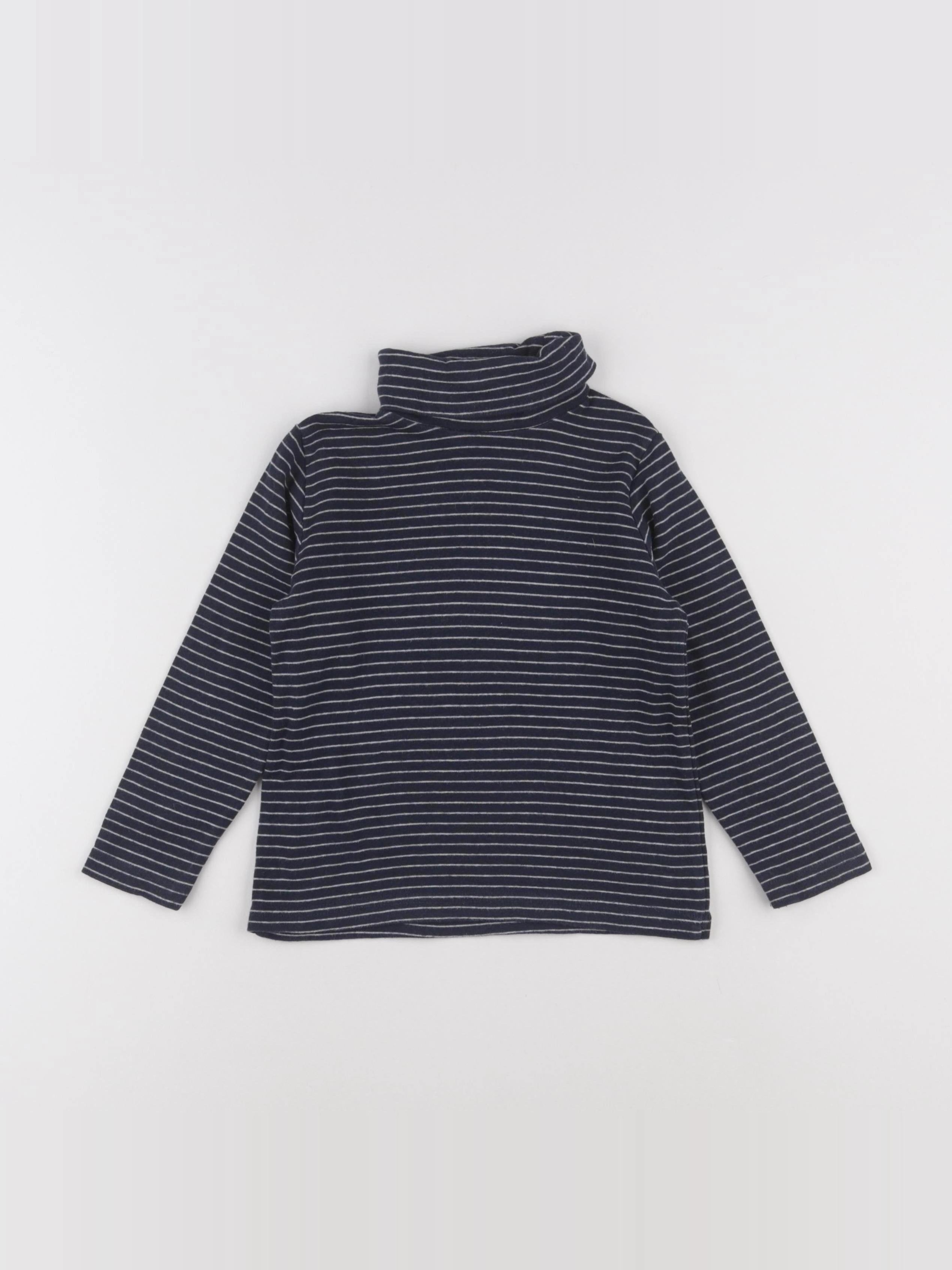 Vertbaudet - sous-pull bleu - 5 ans