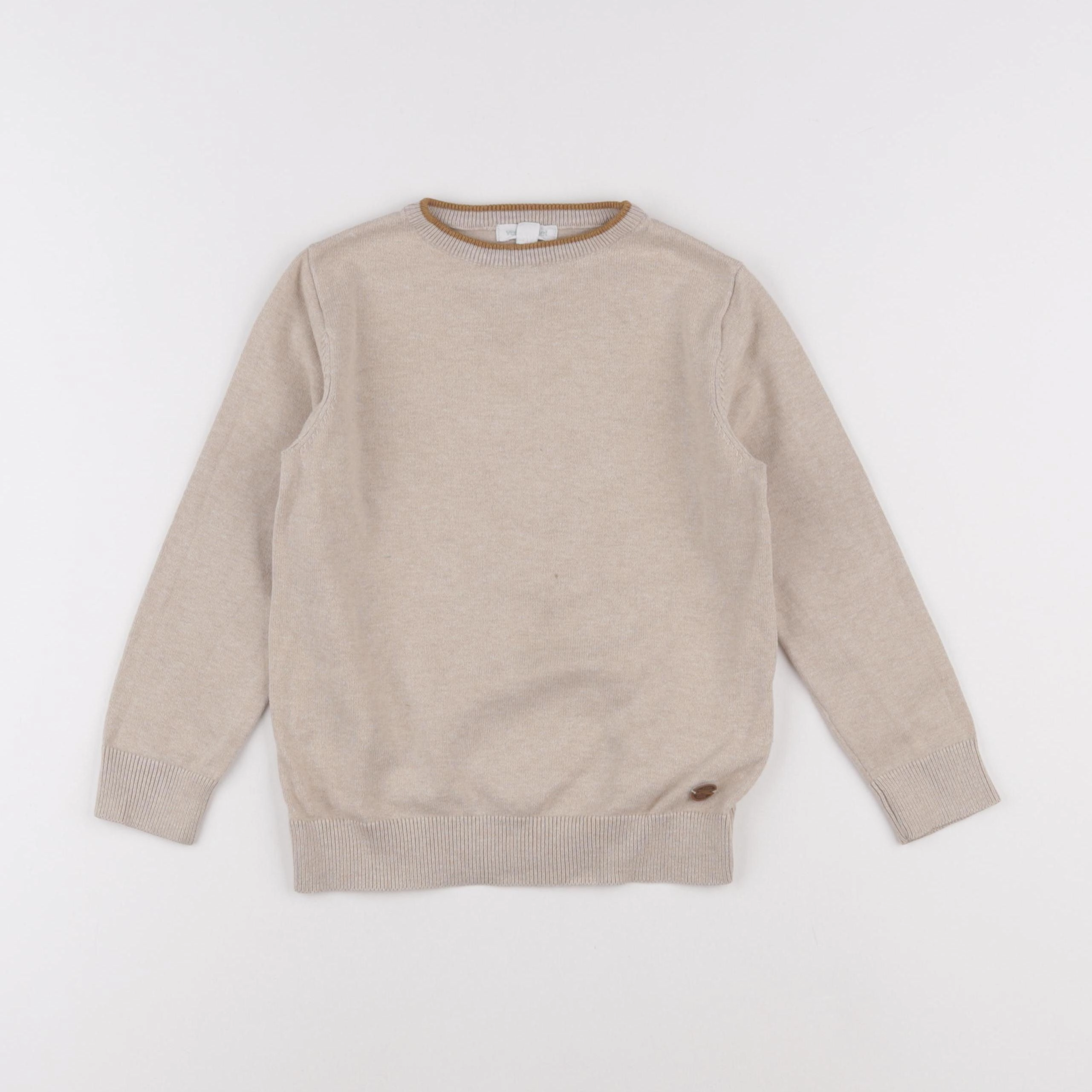 Vertbaudet - pull beige - 5 ans