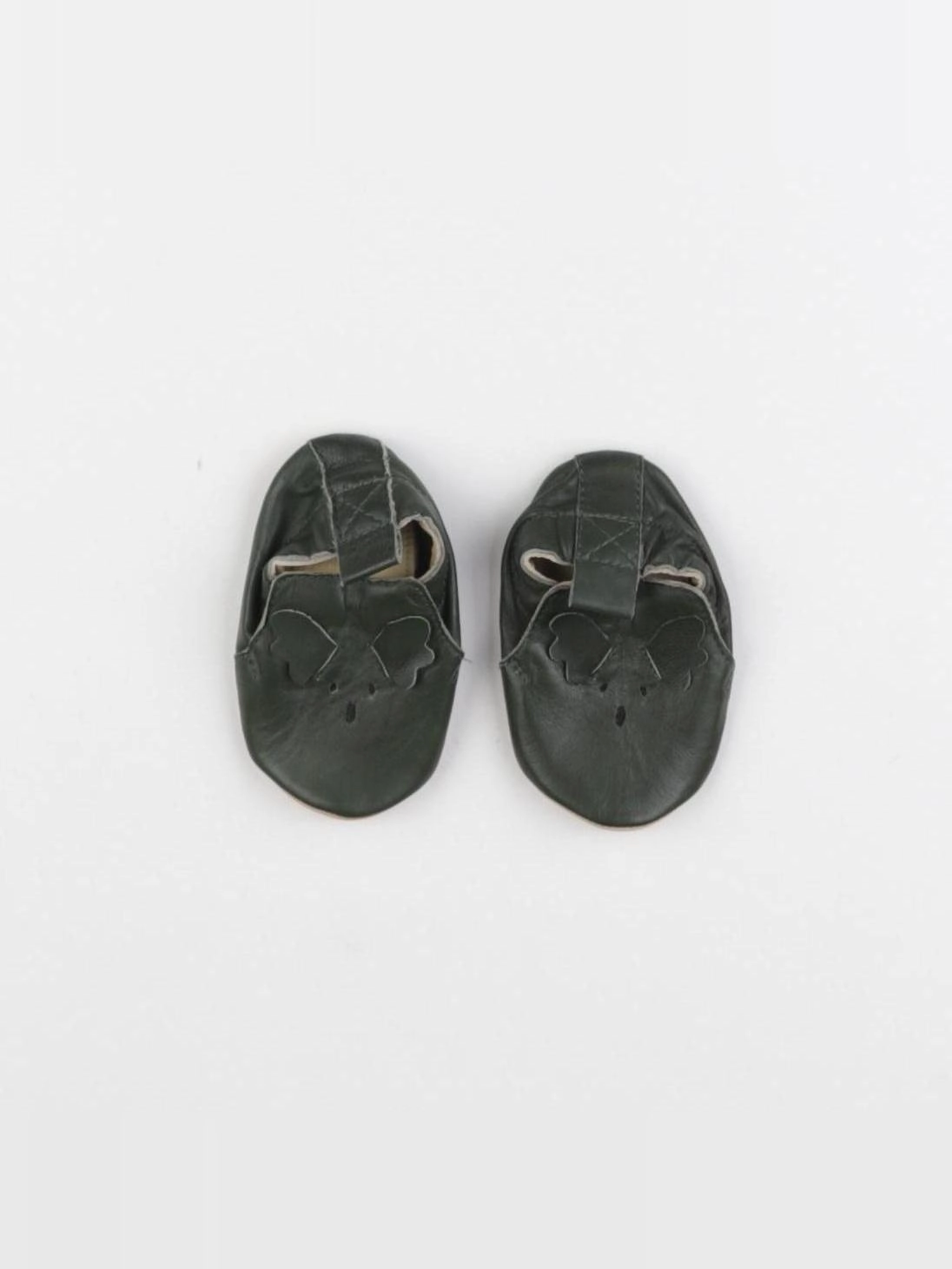 Mouflette - chaussons vert - pointure 18