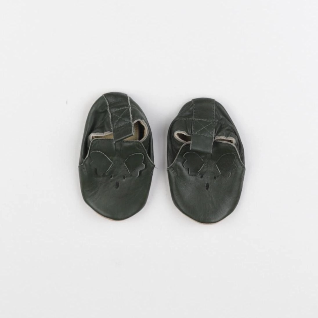 Mouflette - chaussons vert - pointure 18