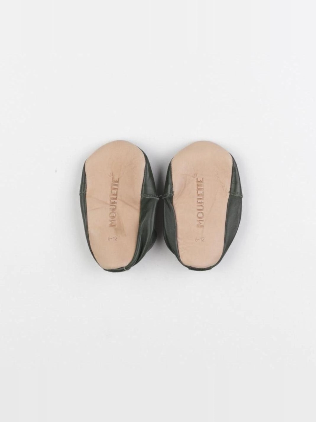 Mouflette - chaussons vert - pointure 18
