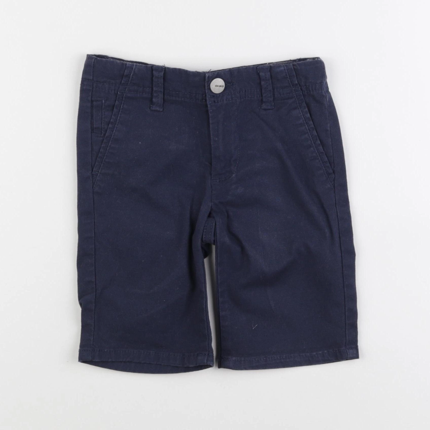 Okaidi - short bleu - 3 ans