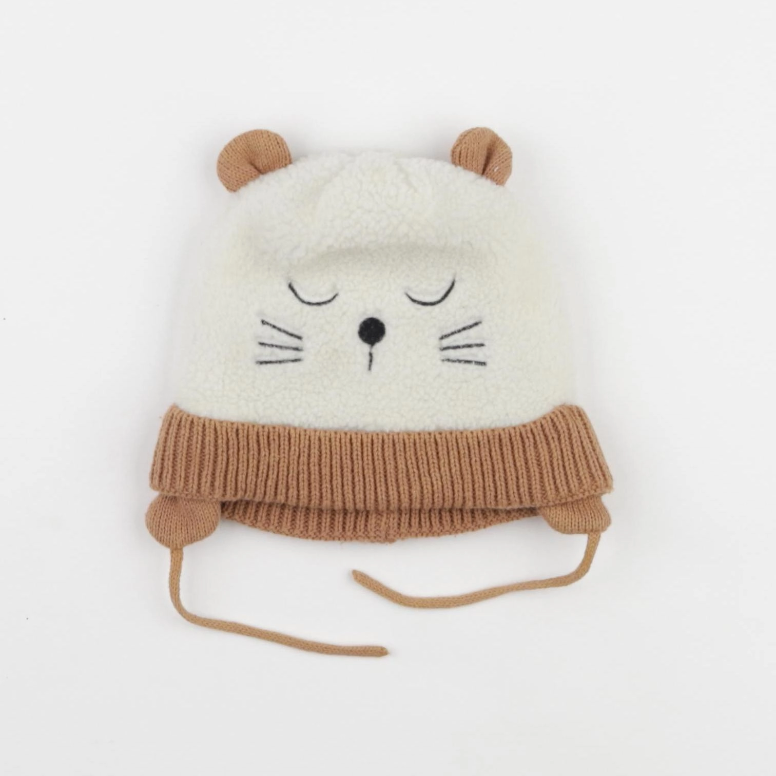 Vertbaudet - bonnet beige - 12/18 mois